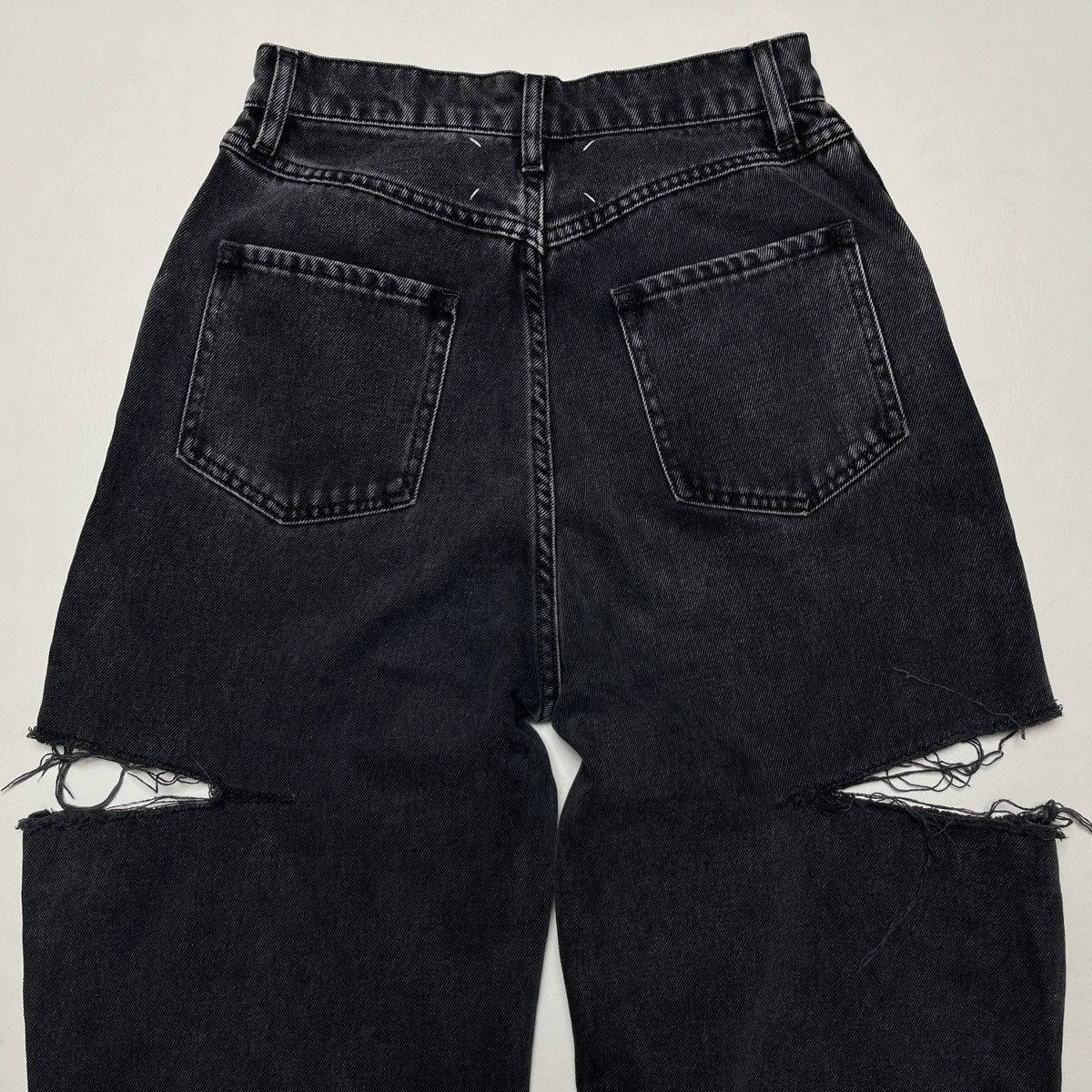 Maison Margiela Maison Margiela Black Cutout Pants Size 27" / US 4 / IT 40 - 4 Thumbnail