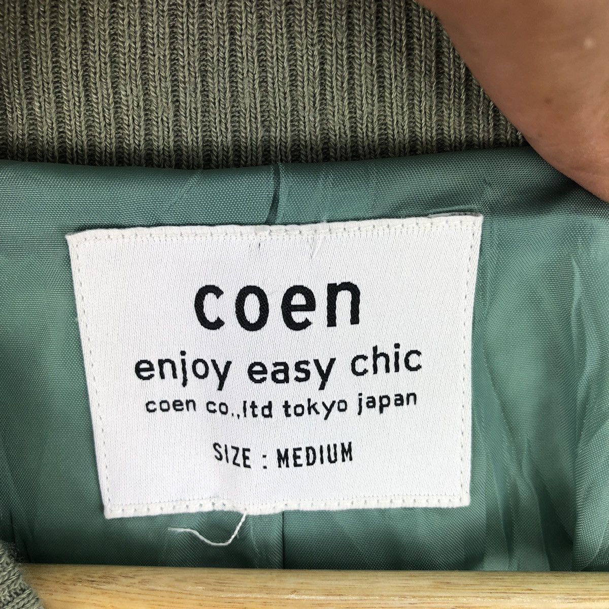 Japanese Brand Y2K Coen Herringbone Long Wool Jacket Size US M / EU 48-50 / 2 - 12 Thumbnail