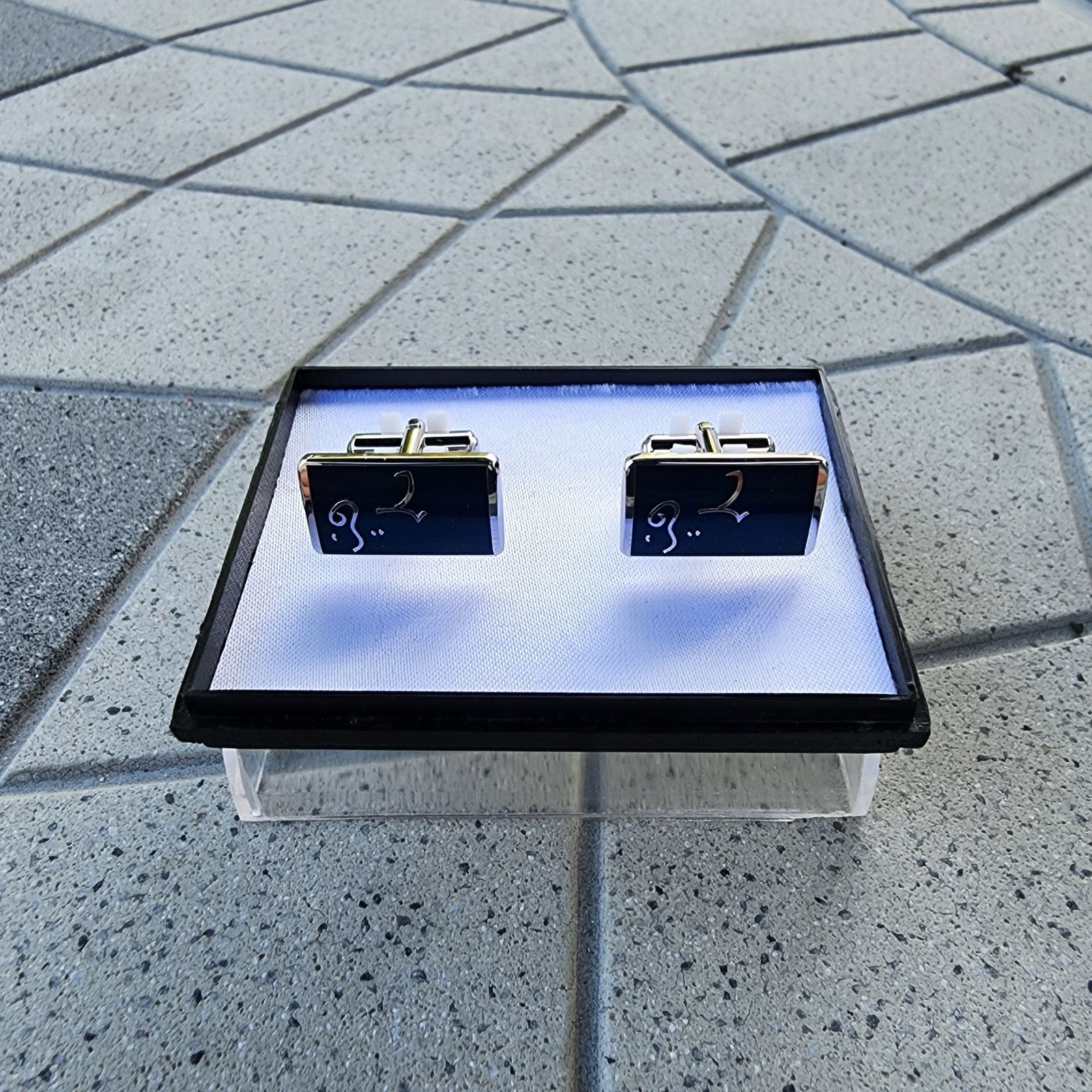 Vintage Gihōdō Vintage Japanese Script Cufflinks — Branded Box Size ONE SIZE - 7 Thumbnail
