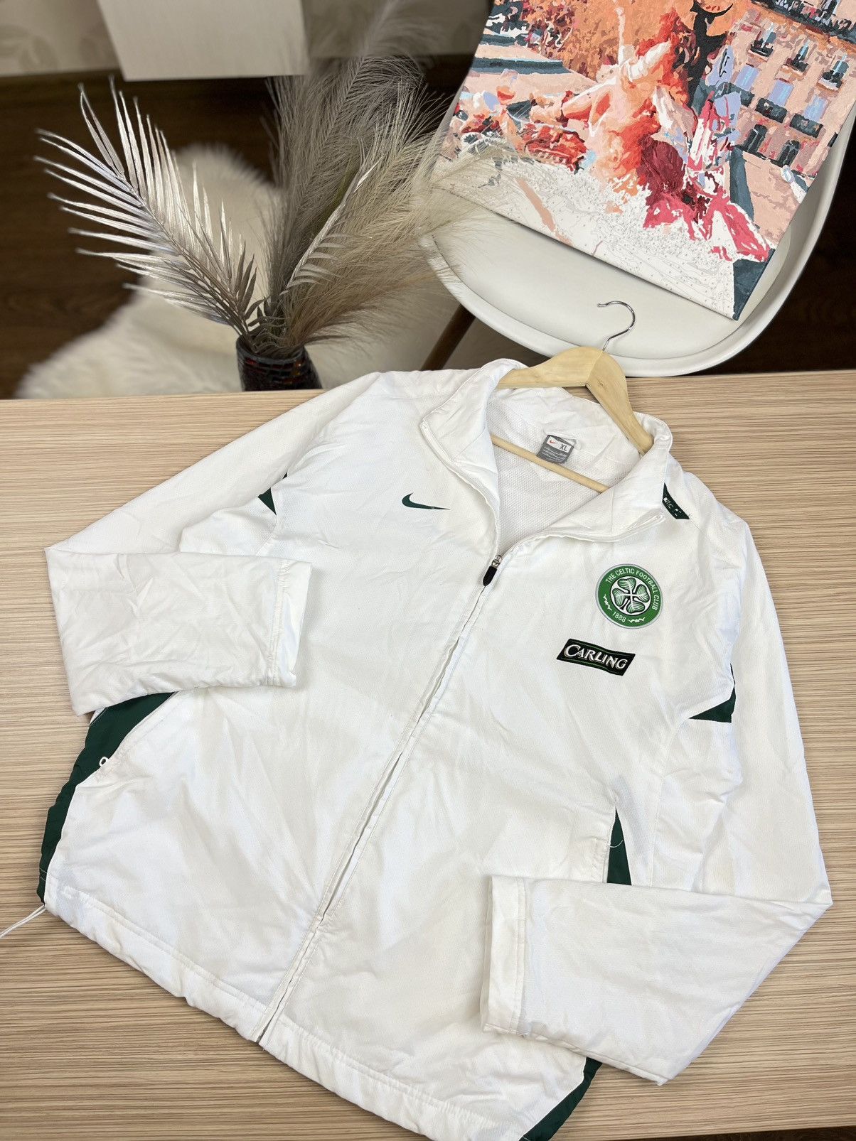 Nike Nike The Celtic Football Club Windbreaker Size US XL / EU 56 / 4 - 1 Thumbnail