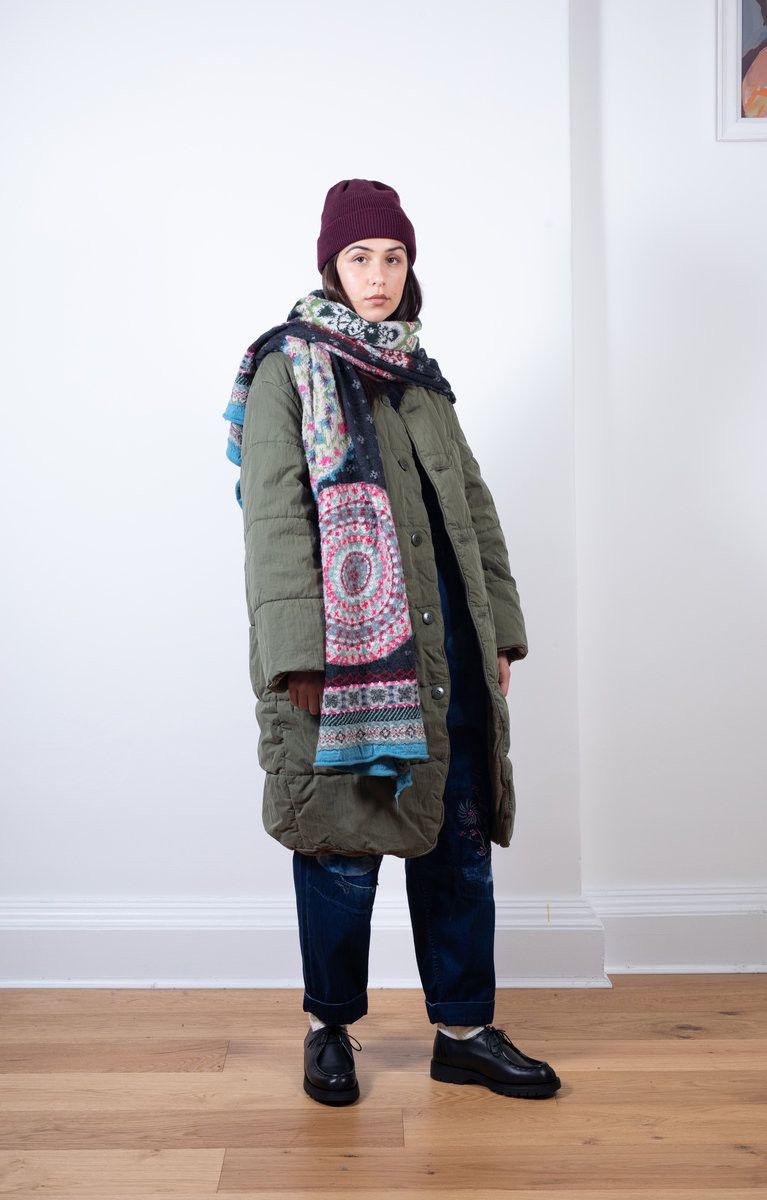 Kapital Kapital Ripstop Quilted Samu Coat - Khaki Green Size US L / EU 52-54 / 3 - 5 Thumbnail