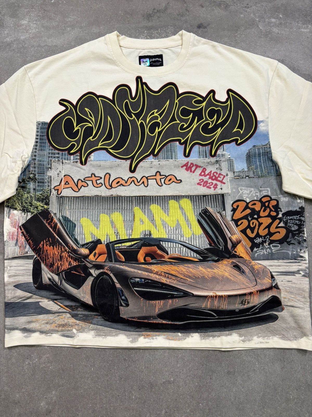 Godspeed Godspeed Miami Artlanta T-Shirt, White Size US XS / EU 42 / 0 - 3 Thumbnail