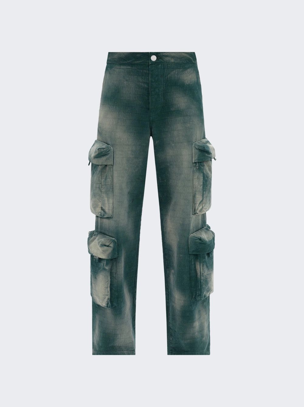Amiri o1mle1024 Jacquard Utility Pant in Green Size US 31 - 1 Thumbnail
