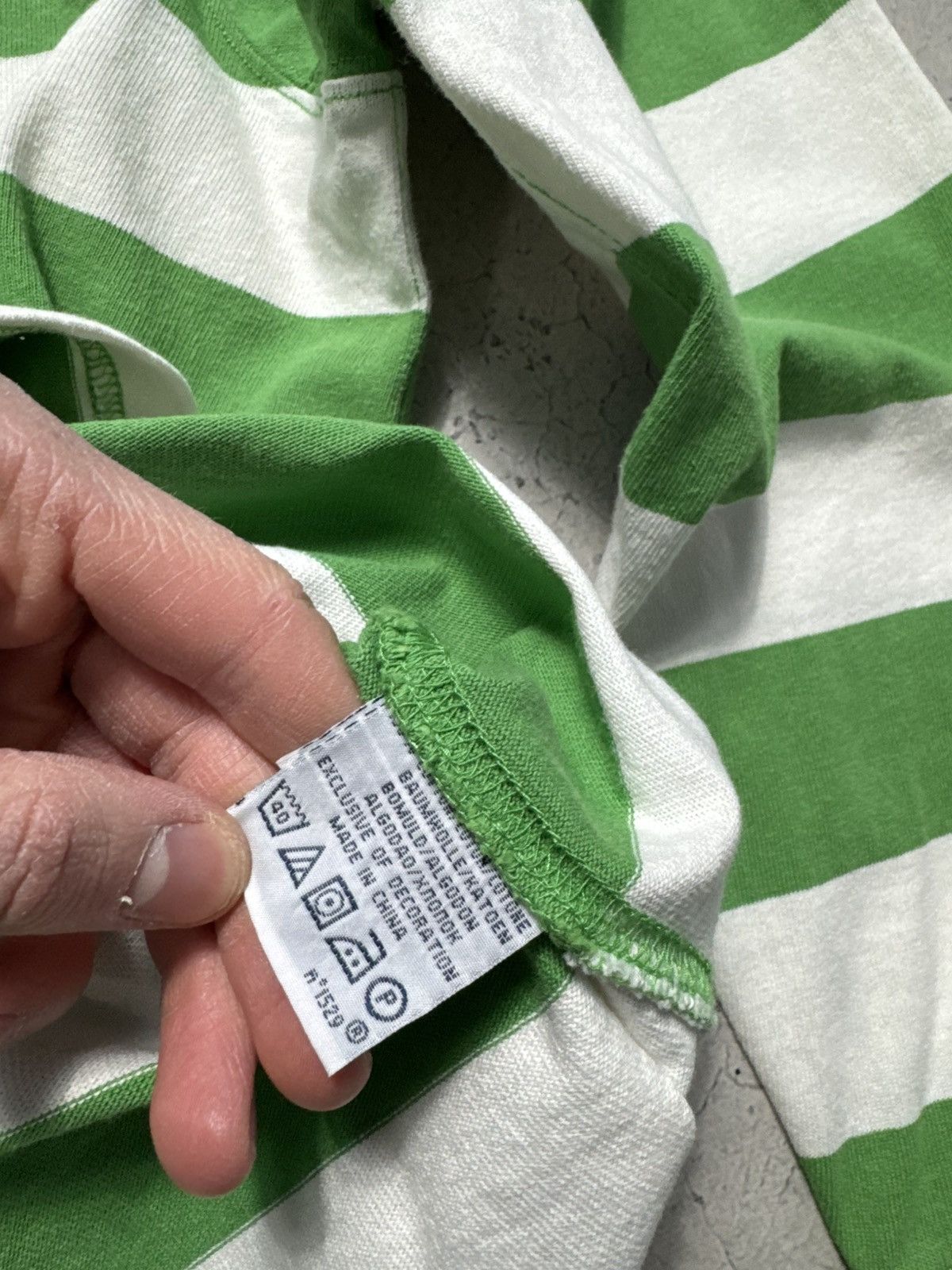 Polo Ralph Lauren Polo Ralph Lauren Striped Rugby Sweatshirt Vintage Size XXL Size US XXL / EU 58 / 5 - 6 Thumbnail
