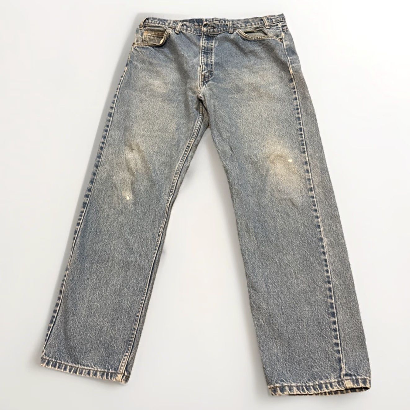 Levi's VINTAGE Levi’s 505 Orange Tab Straight Leg Jeans 36x30 Men Regular Denim Orange 505 Jeans Mens Size US 36 / EU 52 - 2 Thumbnail