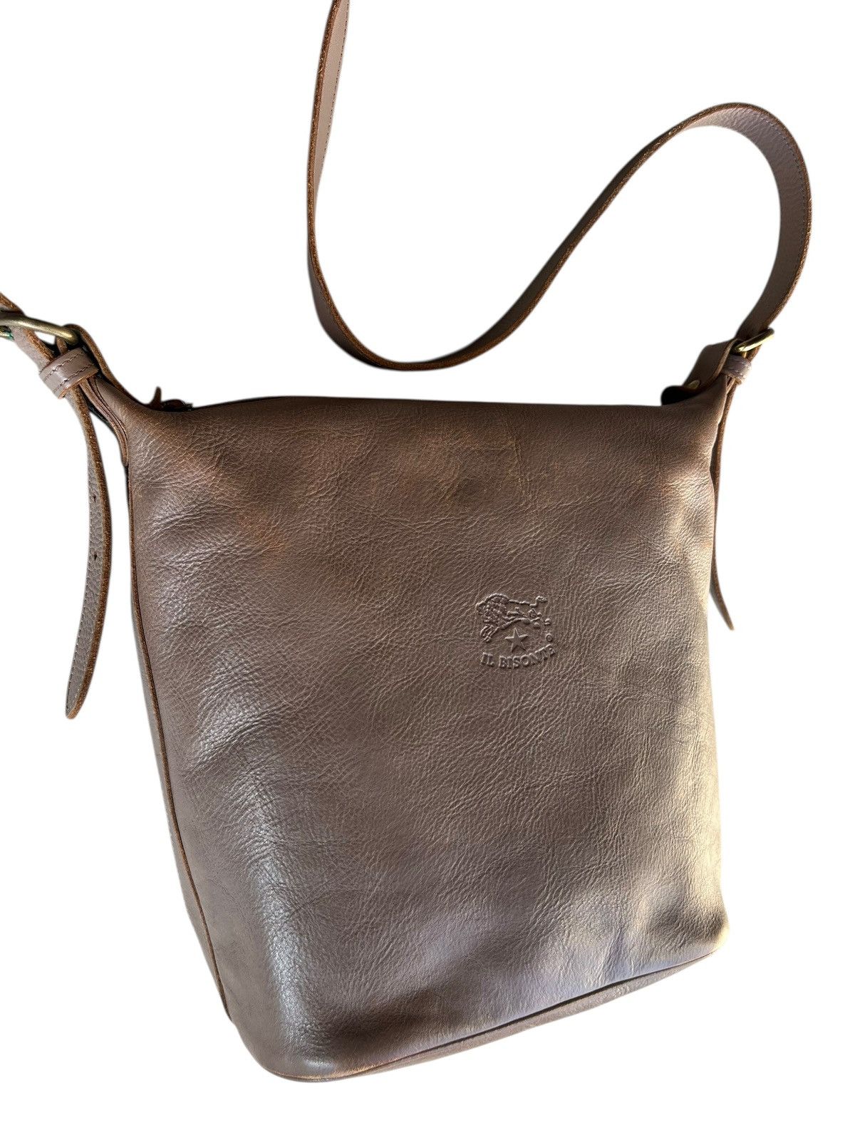 Il Bisonte Vintage il Bisonte Made in Italy Patina Leather Bag Size ONE SIZE - 8 Thumbnail