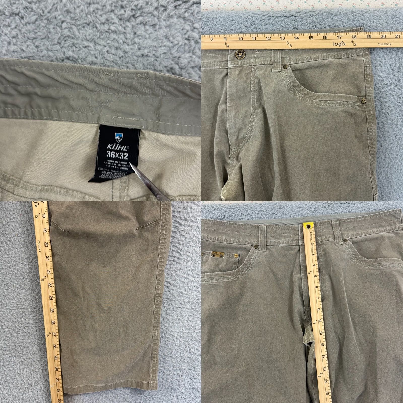 Vintage Kuhl Revolvr Pants Mens 36x32 Tan Straight Hiking Trail Camping Outdoor Casual Size US 36 / EU 52 - 9 Thumbnail