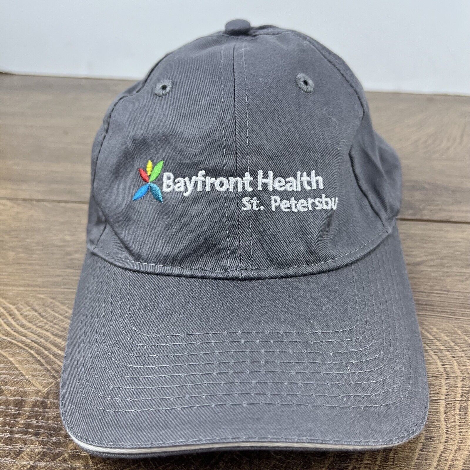 Other Bayfront Health St Petersburgh Hat Gray Hat Adjustable Hat G Size ONE SIZE - 4 Thumbnail