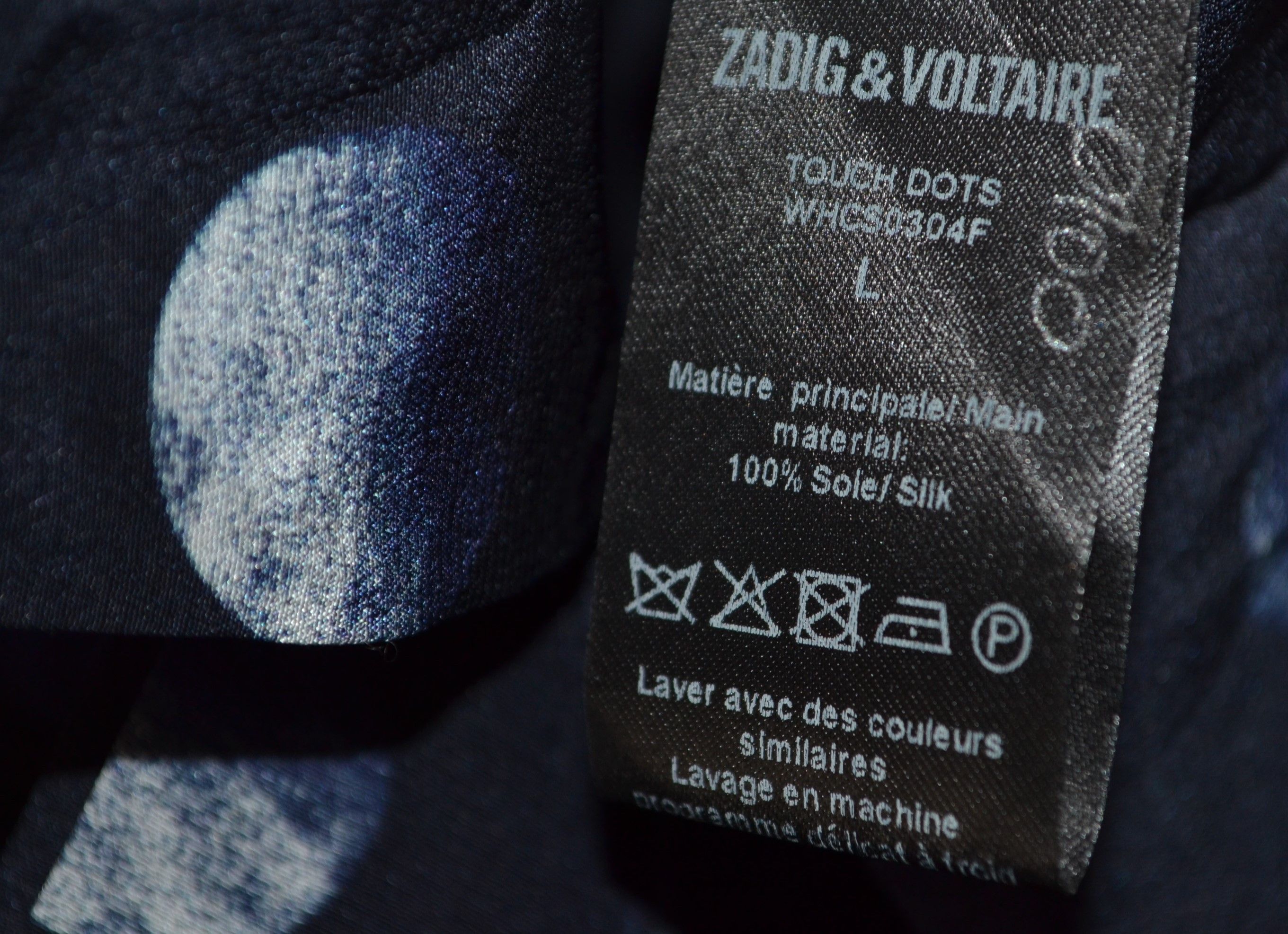 Zadig & Voltaire Zadig & Voltaire Touch Polka-Dot-Printed Silk Tunic L Size L / US 10 / IT 46 - 9 Thumbnail