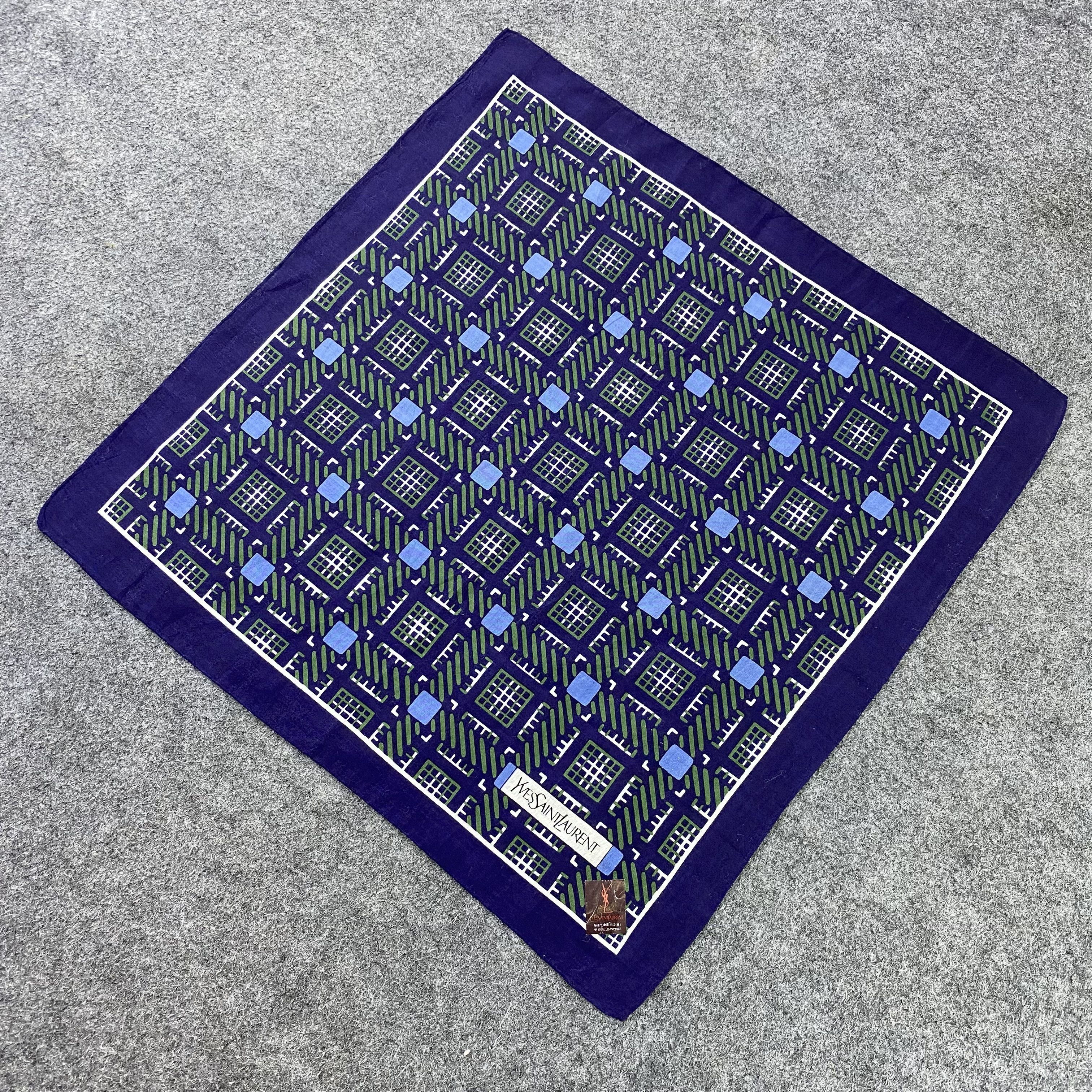 Designer Yves Saint Laurent Handkerchief / Bandana/Neckerchief-B1008 Size ONE SIZE - 4 Thumbnail