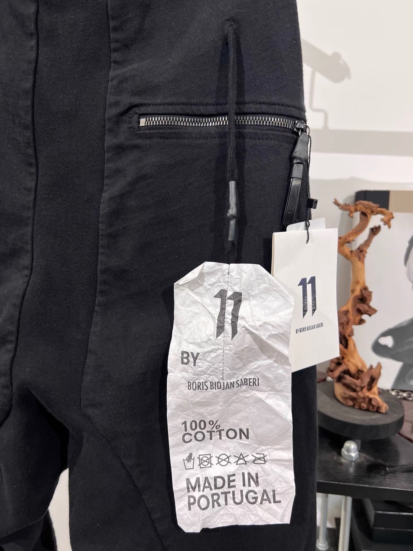 11 By Boris Bidjan Saberi 11by BBS Embroidered Thermal Cuffed Pants K35 Size US 29 - 5 Thumbnail