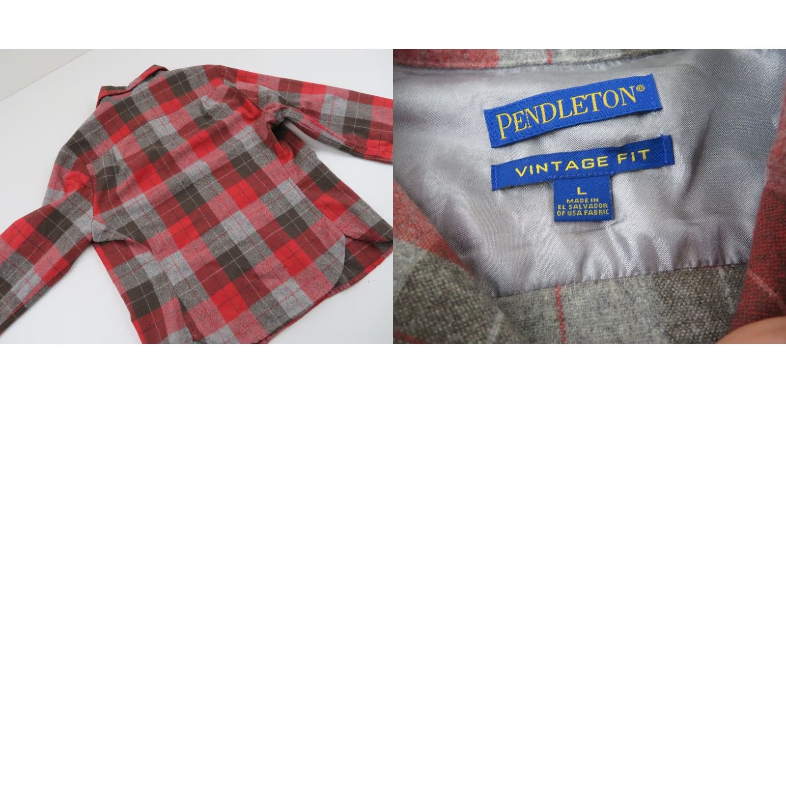 Pendleton Vtg Pendleton Board Shirt Womens Sz Small Wool Shadow Plaid Loop Collar Tuckeroo Size S / US 4 / IT 40 - 9 Thumbnail