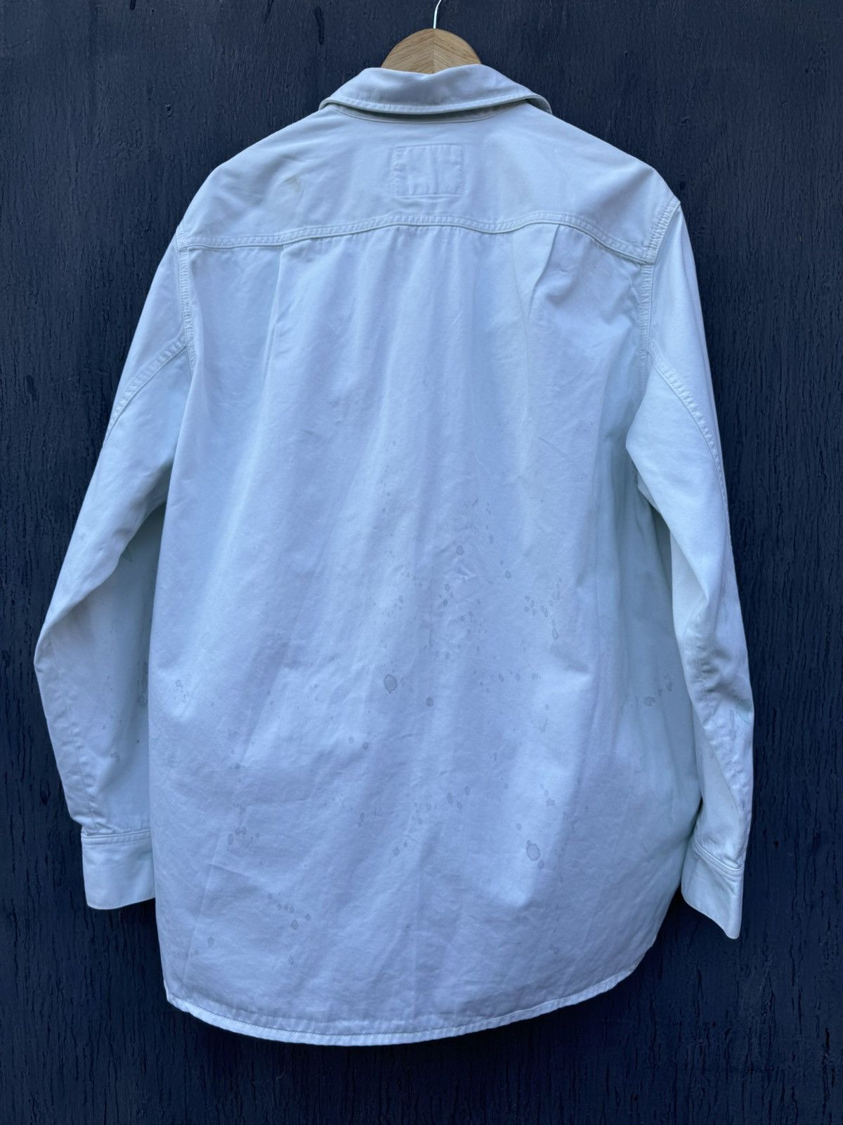 Acne Studios Acne Studios Bla Konst Splatter Painted Denim shirt size M/L Size US M / EU 48-50 / 2 - 10 Thumbnail