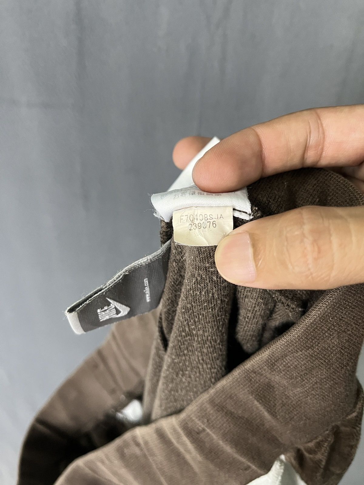 Nike × Vintage Crazy Vintage Y2K/2000s Baggy Brown Velvet Nike Sweatpants Size US 34 / EU 50 - 9 Thumbnail