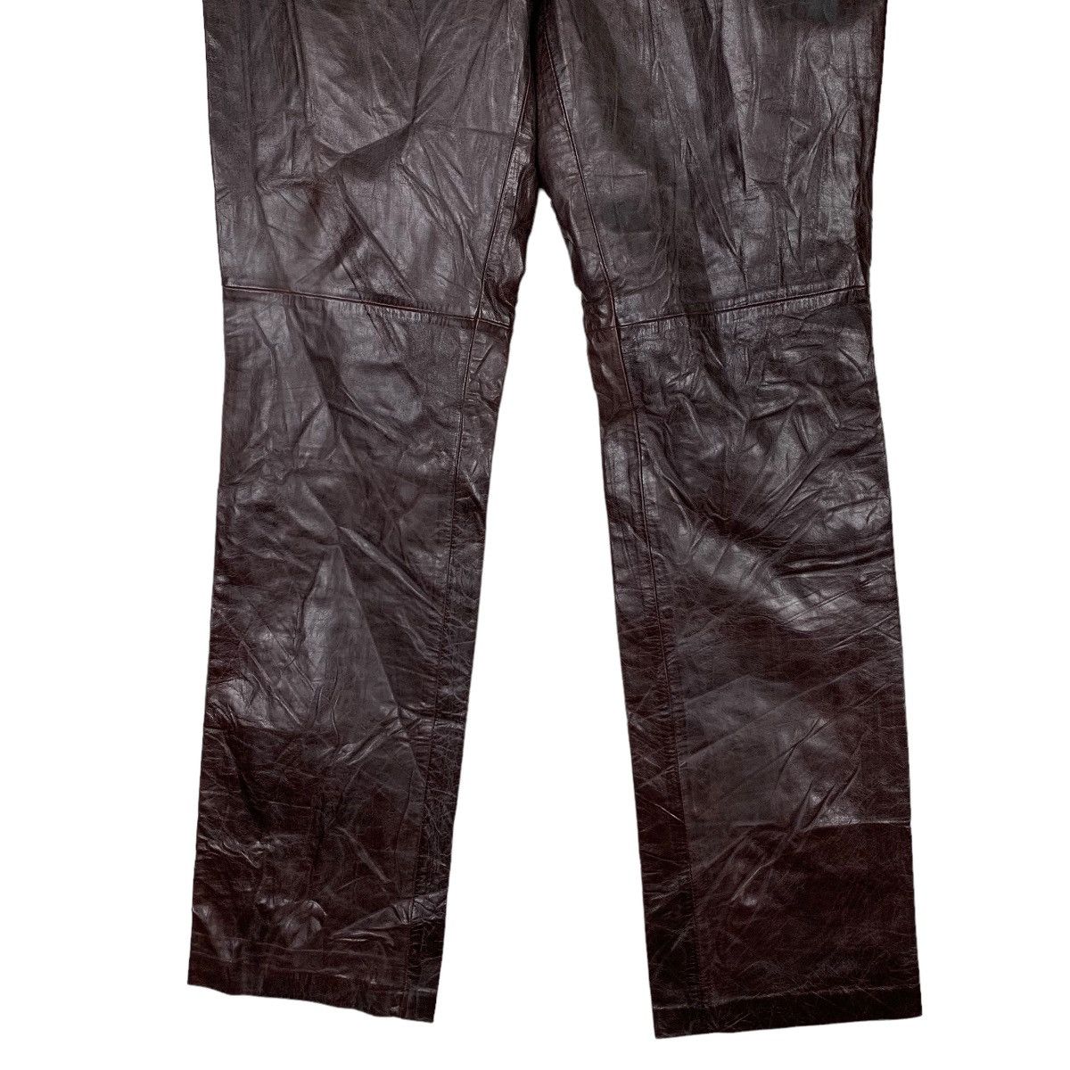 Gap Y2K Fall 00 GAP Bootcut Leather Pant #0051-C4 Size US 28 / EU 44 - 5 Thumbnail