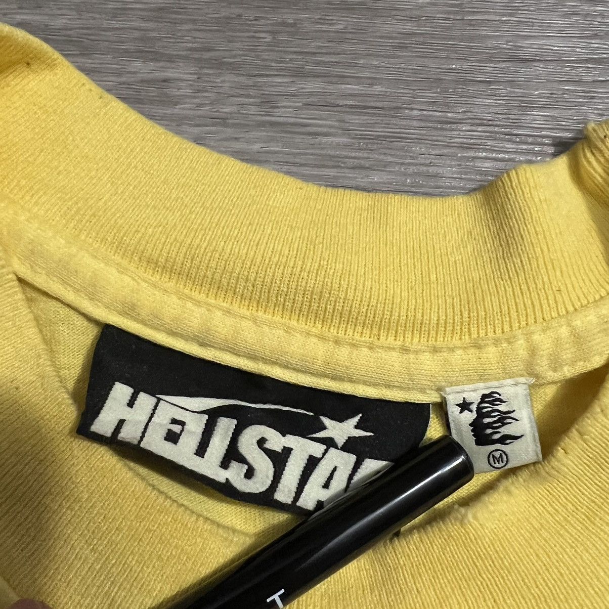 HELLSTAR Hellstar Cracked Logo T-Shirt Size US M / EU 48-50 / 2 - 5 Thumbnail