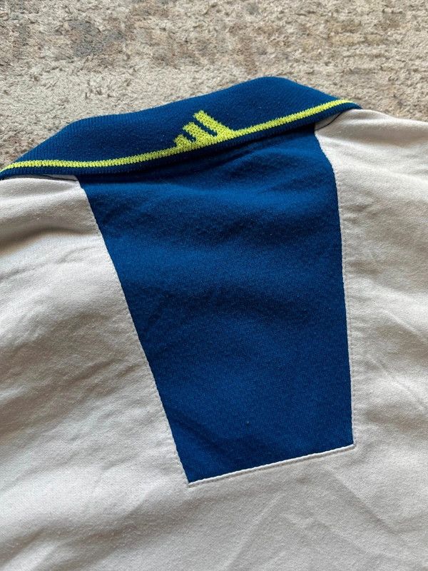 Adidas Adidas Equipments Sz XL Vintage 90s Polo Shirt Rare Zip Neck Size US XL / EU 56 / 4 - 11 Thumbnail