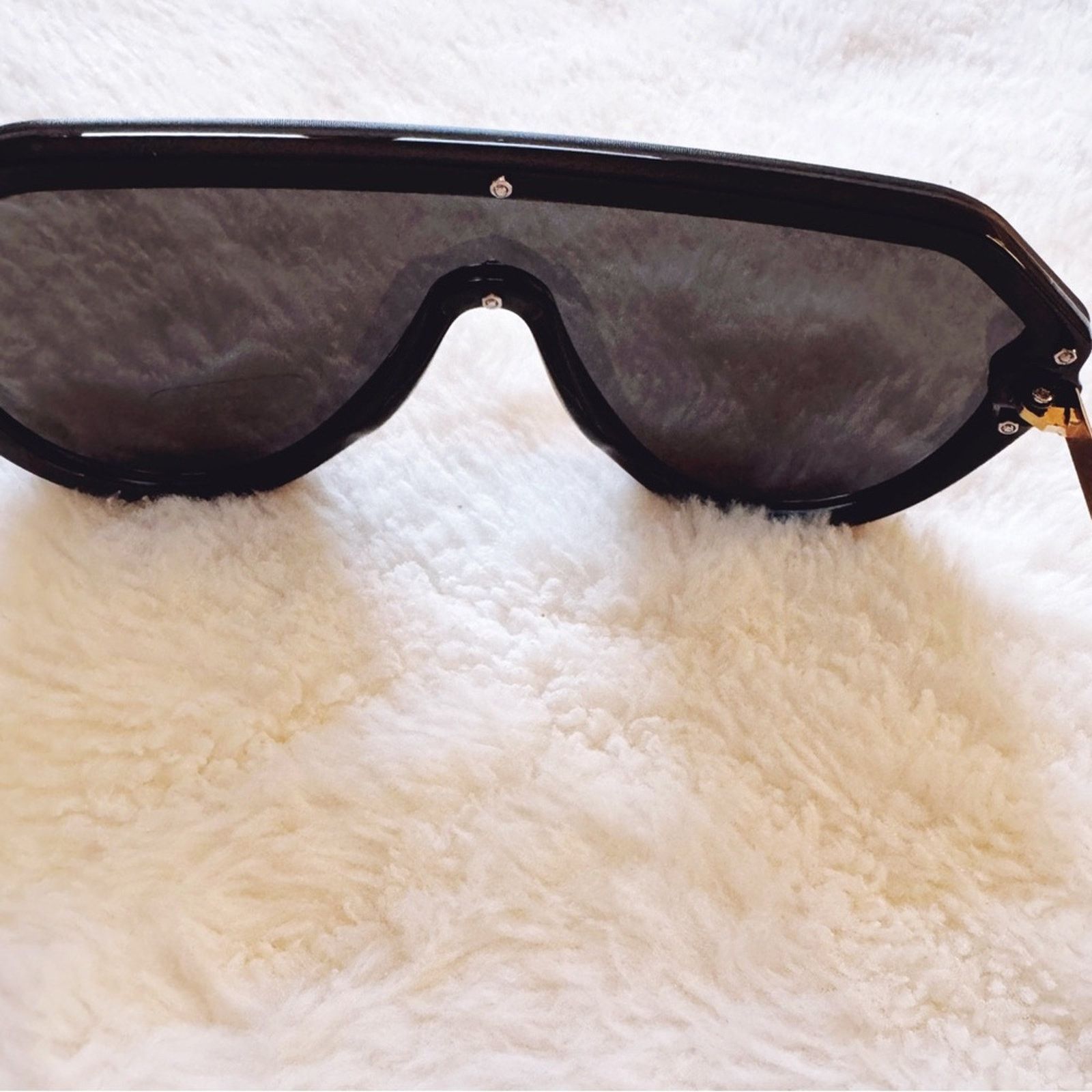 Other Clarissa Black Oversized Sunglasses Size ONE SIZE - 10 Thumbnail