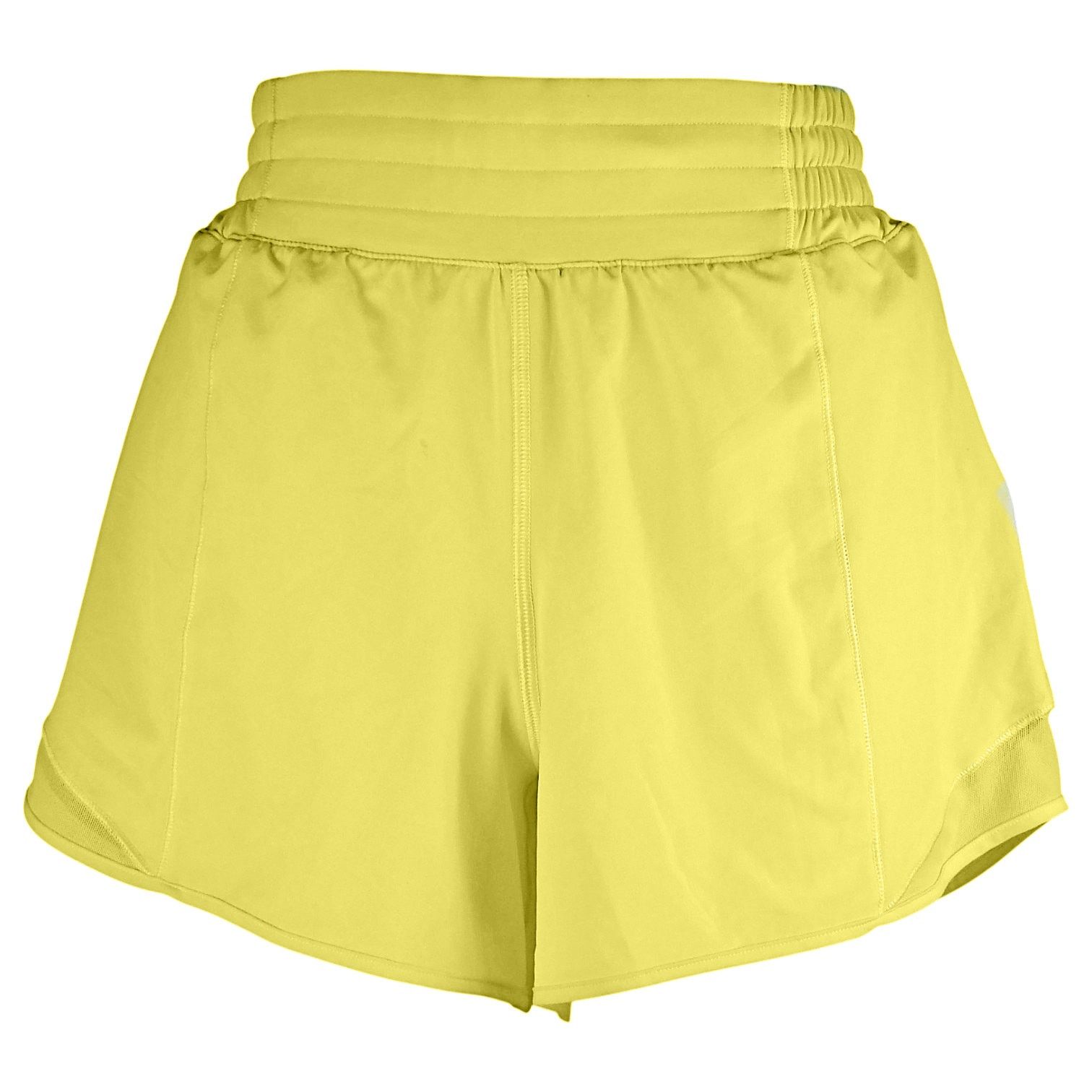 Lululemon Lululemon Hotty Hot Lemon Yellow Low-Rise Unlined Short 4" Size 30" / US 8 / IT 44 - 1 Thumbnail