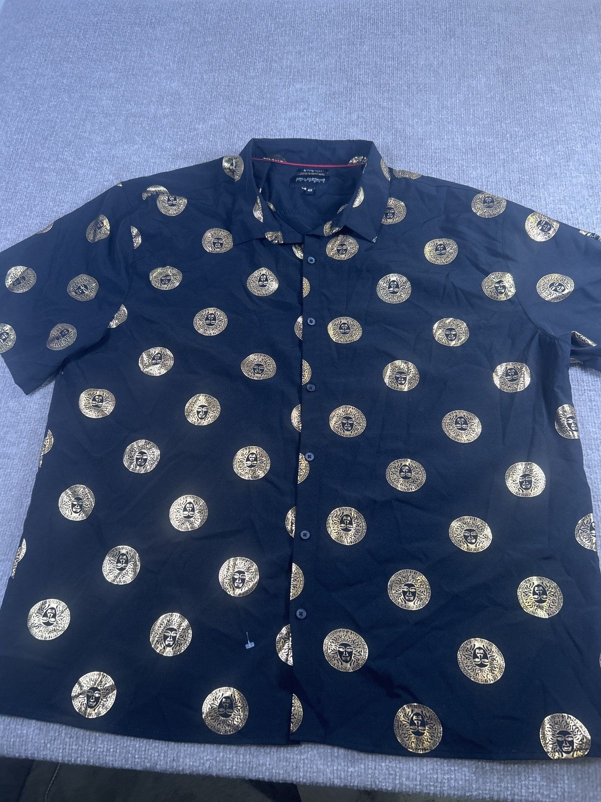 Other Drill Clothing Company Men’s 4XBlack Gold Medusa Coin Print Size US XXL / EU 58 / 5 - 1 Thumbnail