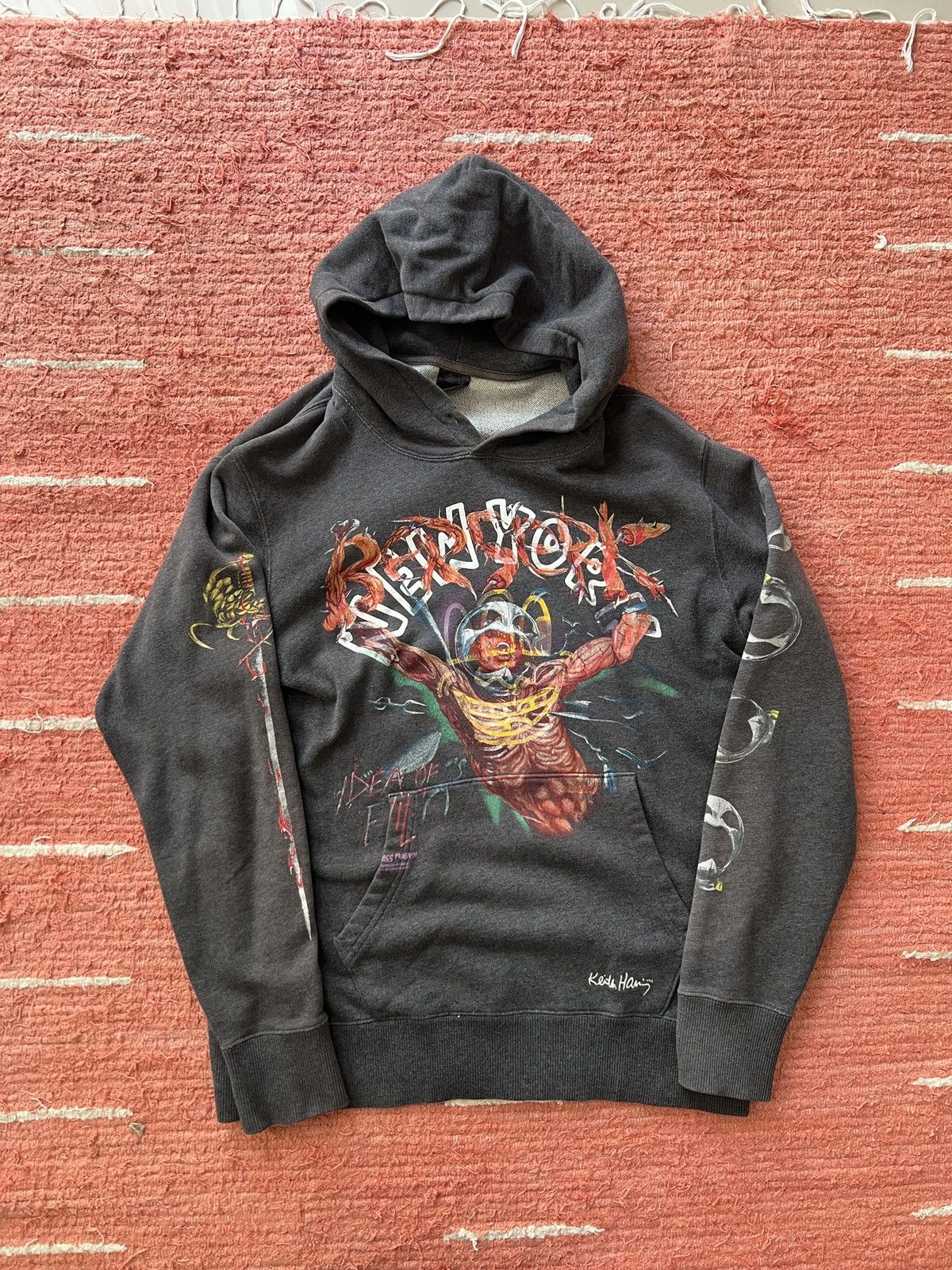 Band Tees Berserk Anime Idea of Evil Hoodie Keith Haring Size US L / EU 52-54 / 3 - 1 Thumbnail