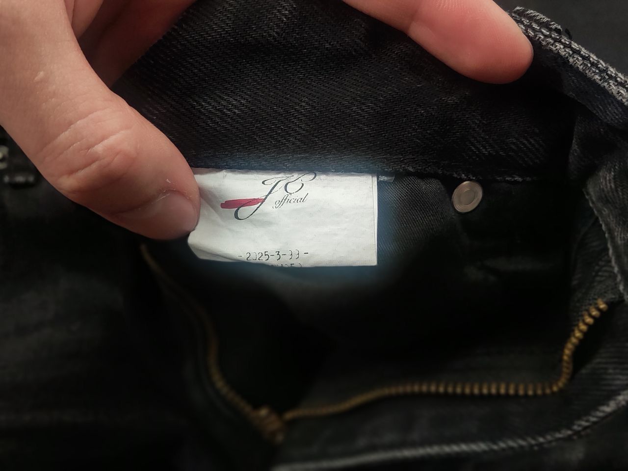 If Six Was Nine JC Official JCAESAR super baggy Black Denim Jeans LGB rick Size US 34 / EU 50 - 16 Thumbnail