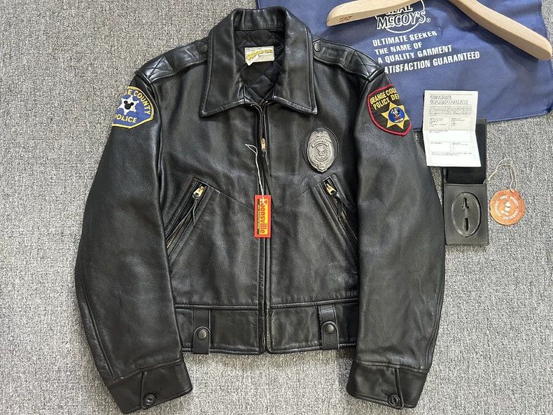 The Real McCoy's The REAL McCOY'S 1930s Policeman Vintage RM Americana Brand Size US L / EU 52-54 / 3 - 2 Thumbnail