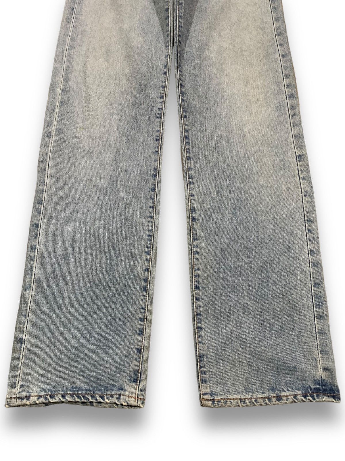 Japanese Brand Vintage 90s Bobson Selvedge Button Fly Loose Straight Jeans Size US 29 - 9 Thumbnail