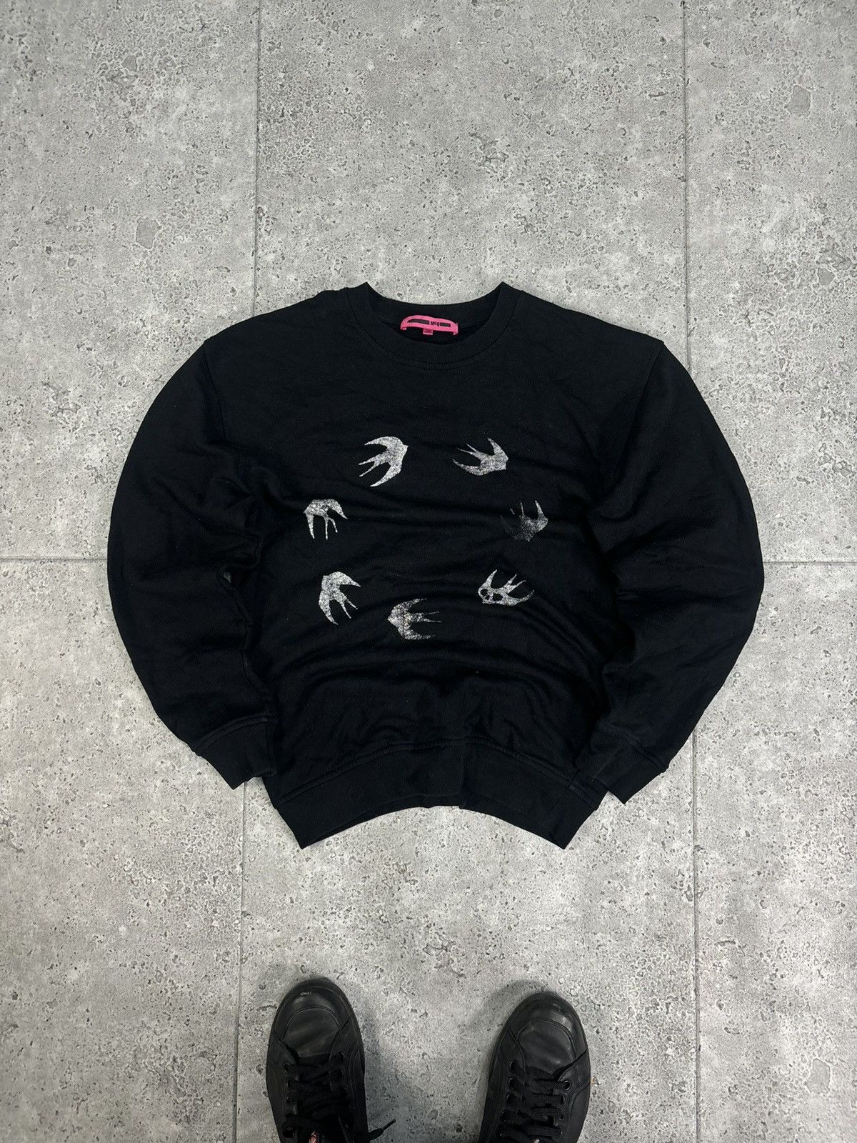Alexander McQueen × MCQ RARE Alexander McQueen MCQ Y2K Sweatshirt Hype Opium Size US S / EU 44-46 / 1 - 1 Thumbnail