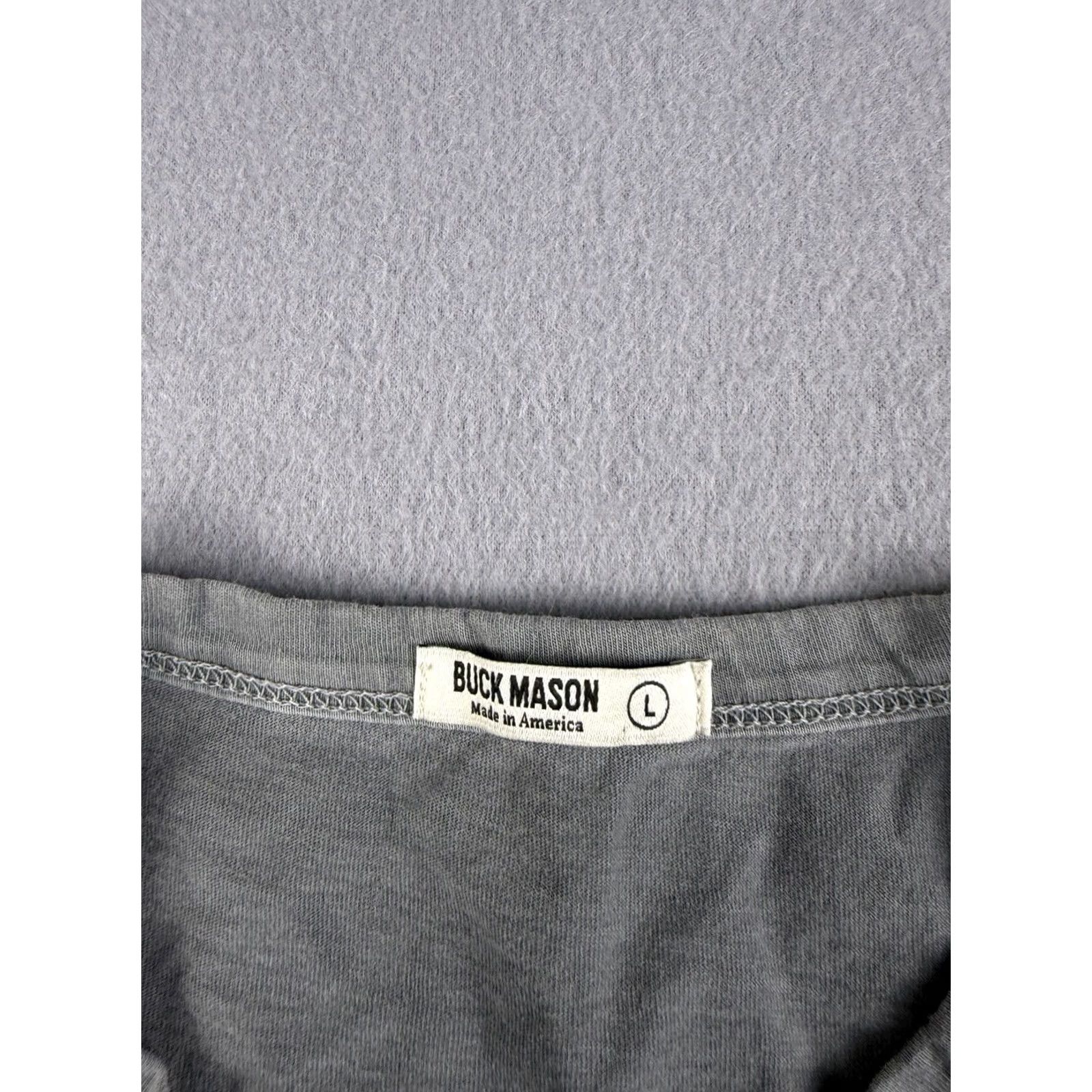Buck Mason Buck Mason T Shirt Men’s Size M Gray Short Sleeve Crew Neck Curved Hem Solid Cotton Regular Size Type NS Size US M / EU 48-50 / 2 - 3 Thumbnail