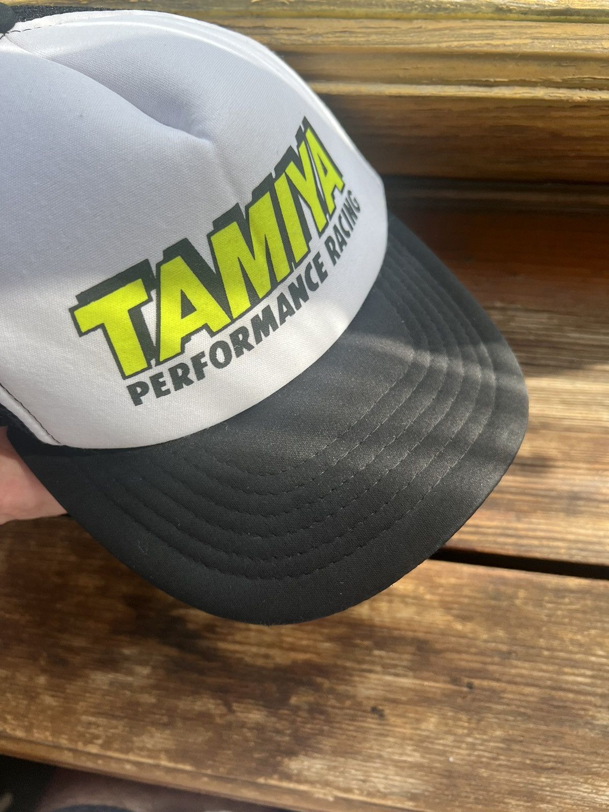 Japanese Brand Vintage Racing TAMIYA Trucker Hat Y2K Cap Size ONE SIZE - 12 Thumbnail