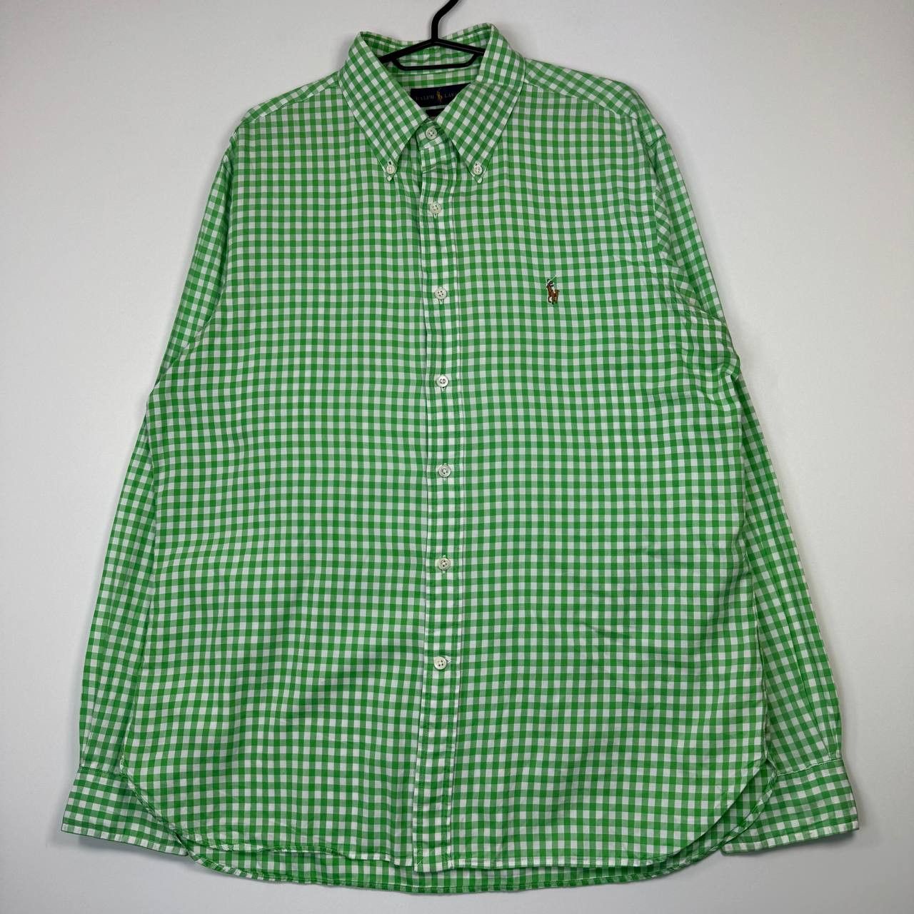Polo Ralph Lauren Polo Ralph Lauren Shirt Green White Button Up Mens Size XL Size US XL / EU 56 / 4 - 1 Thumbnail