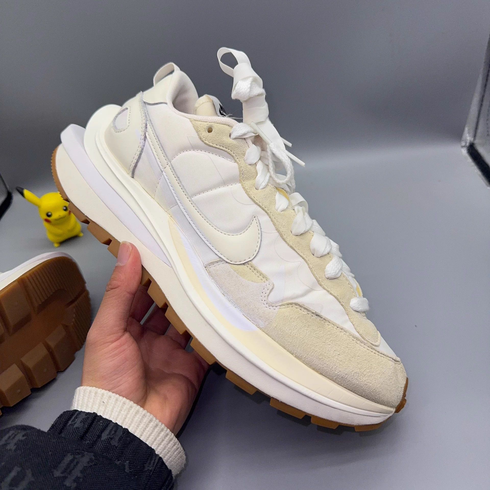 Nike Sacai x Nike VaporWaffle White/Gum 46 Worn Size US 13 / EU 46 - 6 Thumbnail