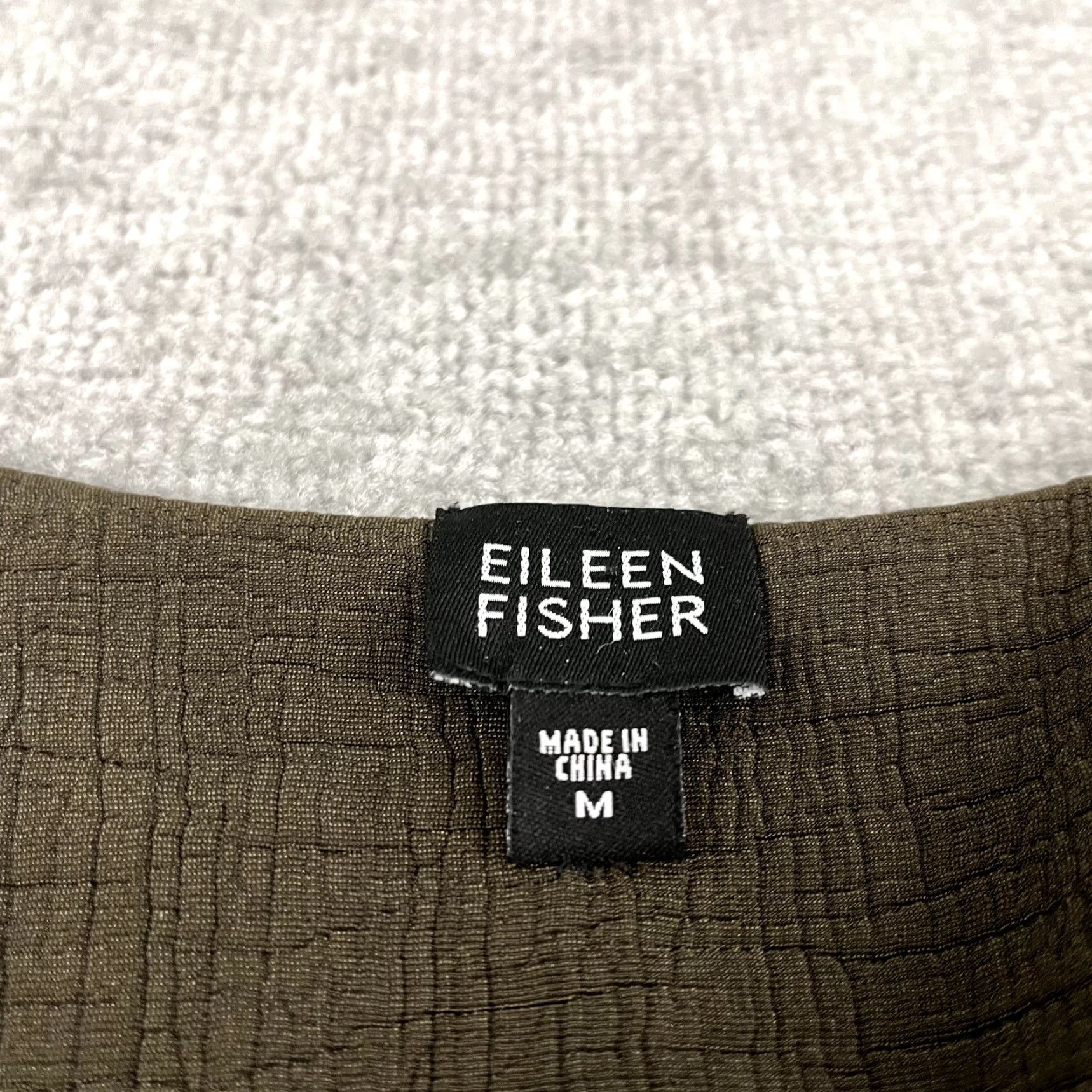 Eileen Fisher Eileen Fisher Jacket Womens Medium Brown Silk Blend Office Career Preppy Size M / US 6-8 / IT 42-44 - 2 Thumbnail