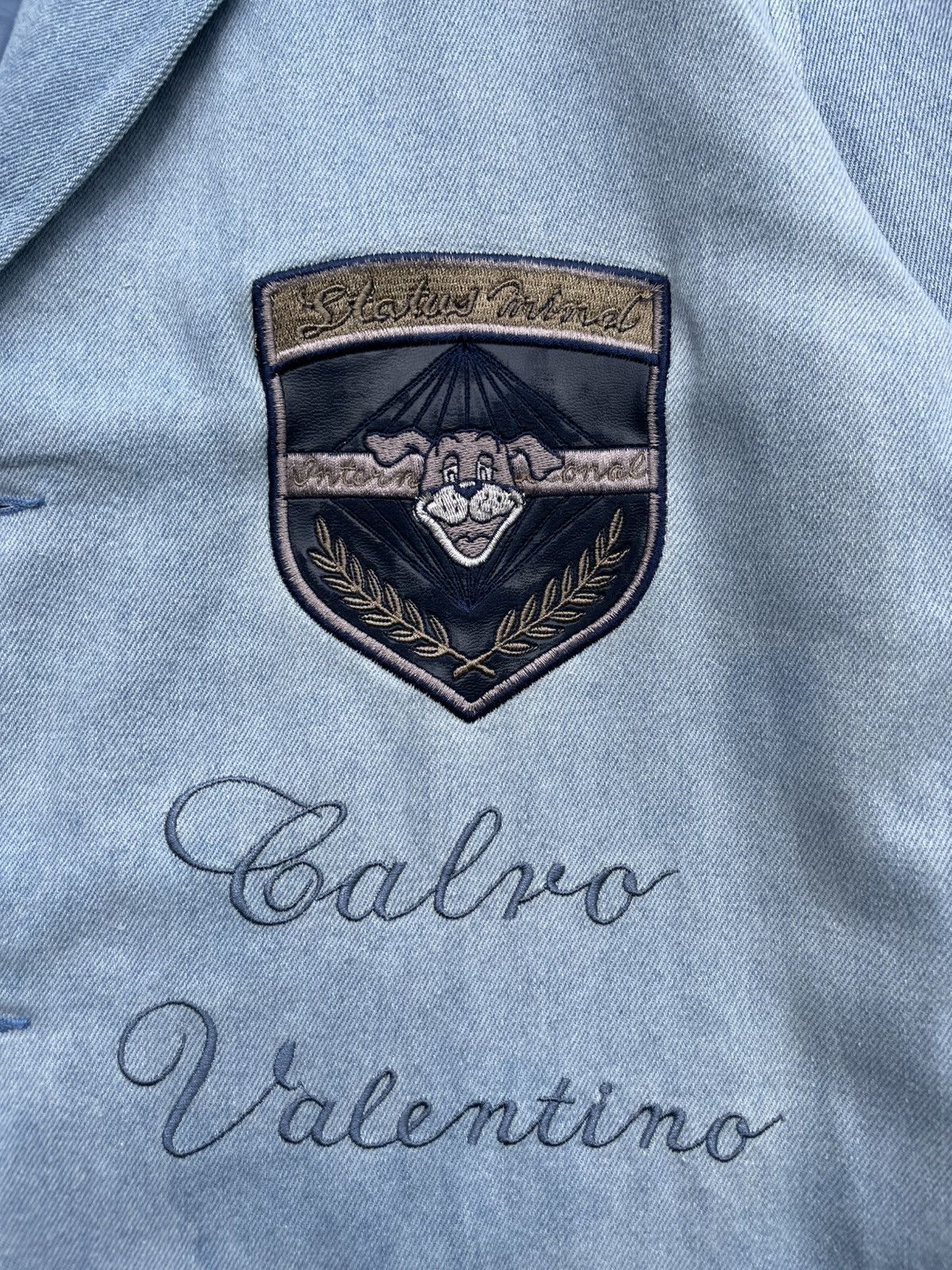 Valentino 🔥Accept Binding Offer🔥 Calro Valentino Denim Blazer Jacket Size US M / EU 48-50 / 2 - 8 Thumbnail