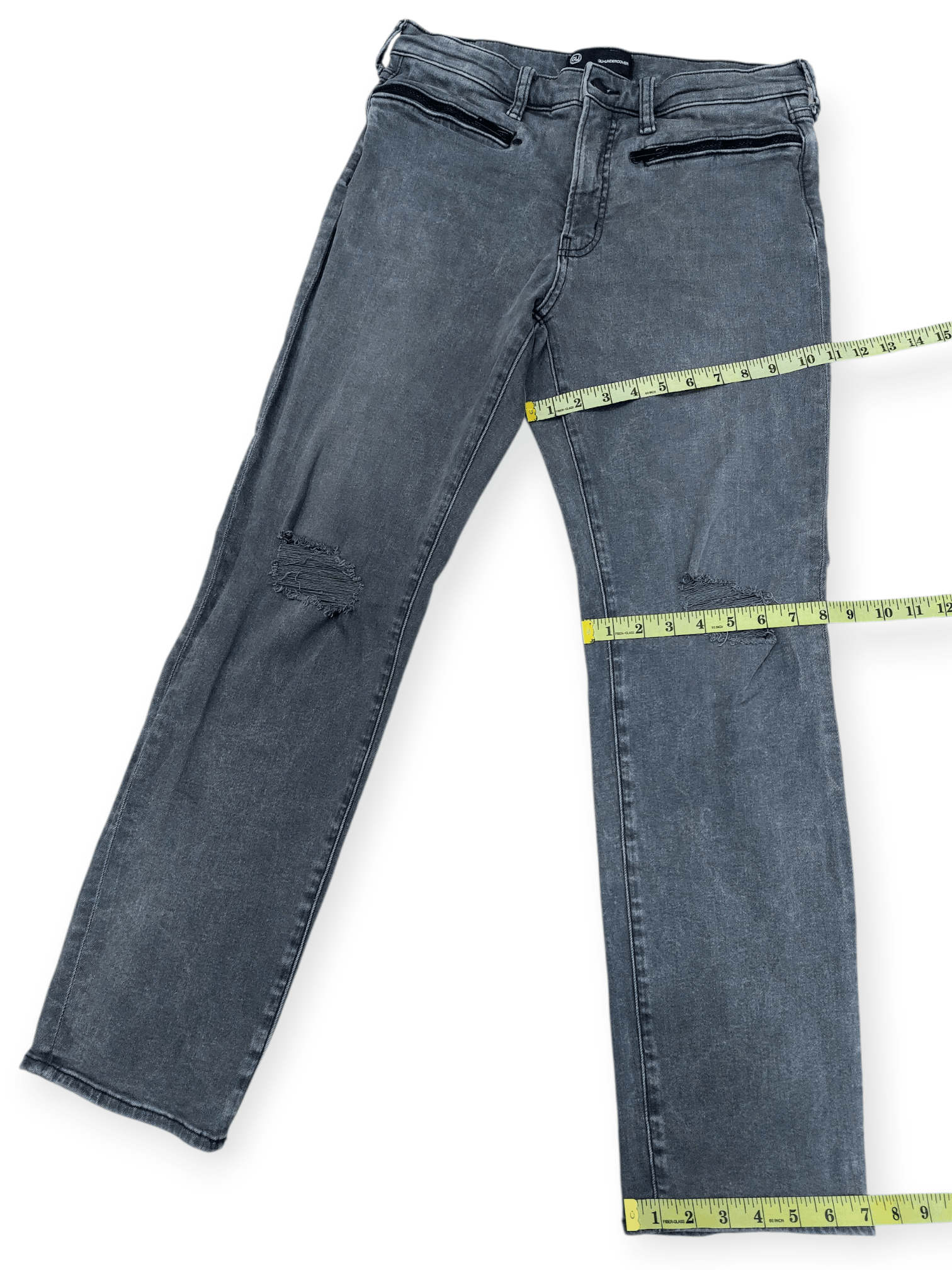 Undercover GU x Undercover Kosmik Noise Smoke Phantom Zip-Pocket Denim Size US 30 / EU 46 - 13 Thumbnail