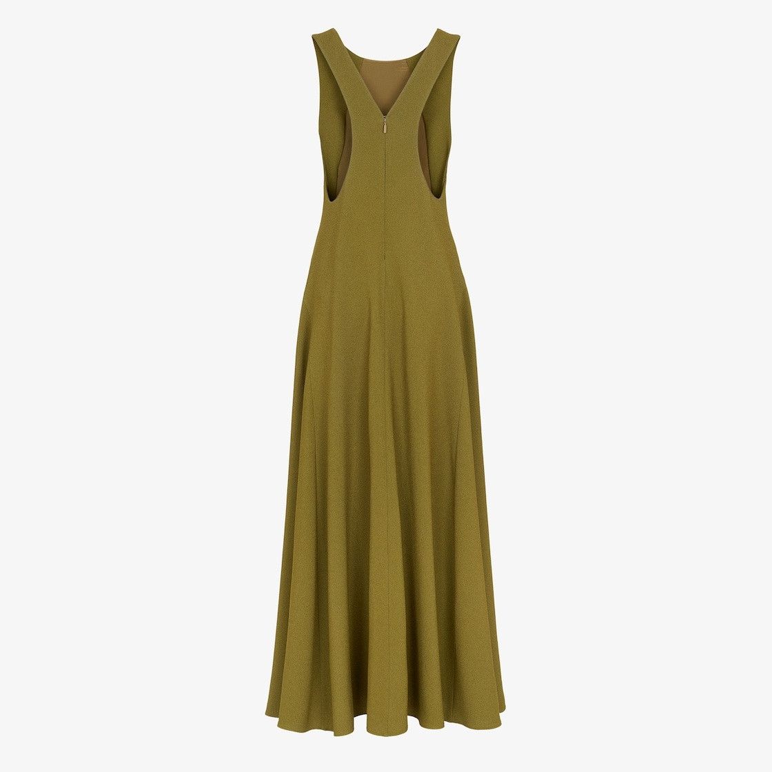 Fendi o1loc1c1225 Dress in Olive Green Size S / US 4 / IT 40 - 2 Thumbnail