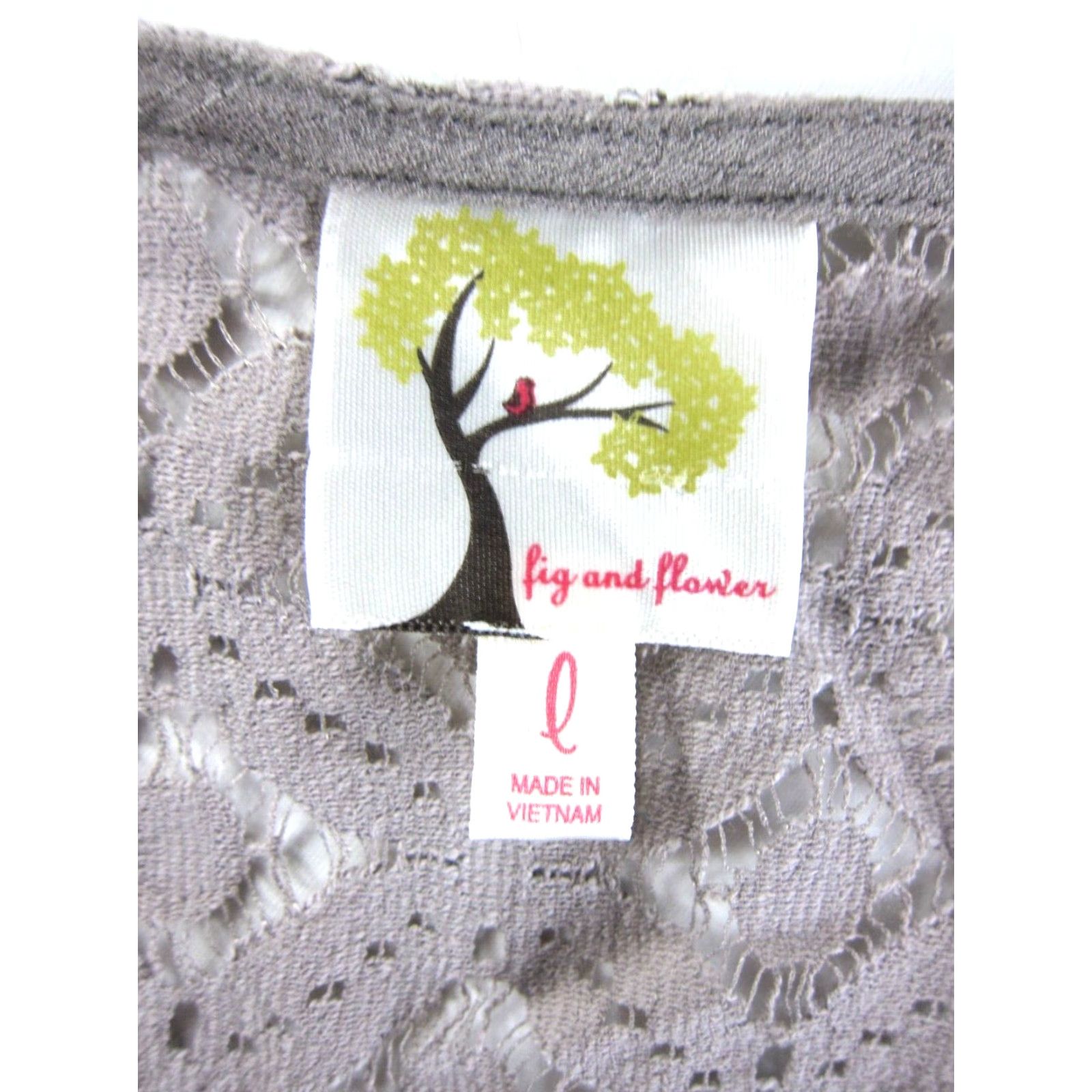 Anthropologie Fig And Flower Brown Pink Embroidered Floral V-Neck Tie Blouse L Size L / US 10 / IT 46 - 3 Thumbnail