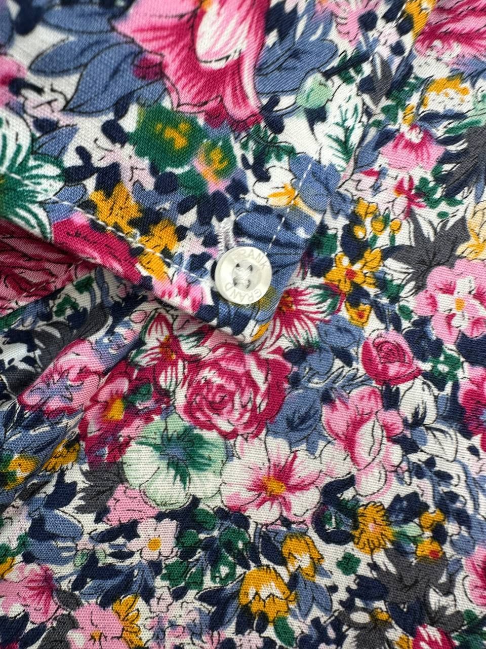 Grand Frank Grand Frank Floral Print Cotton Button Up Shirt Long Sleeve Size US M / EU 48-50 / 2 - 10 Thumbnail