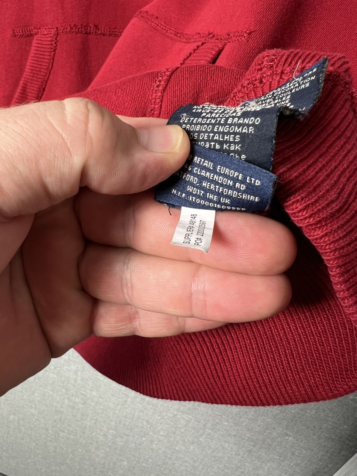 Polo Ralph Lauren Vintage Polo Jeans Company Ralph Lauren Hoodie USA Flag Logo Size US XXL / EU 58 / 5 - 15 Thumbnail