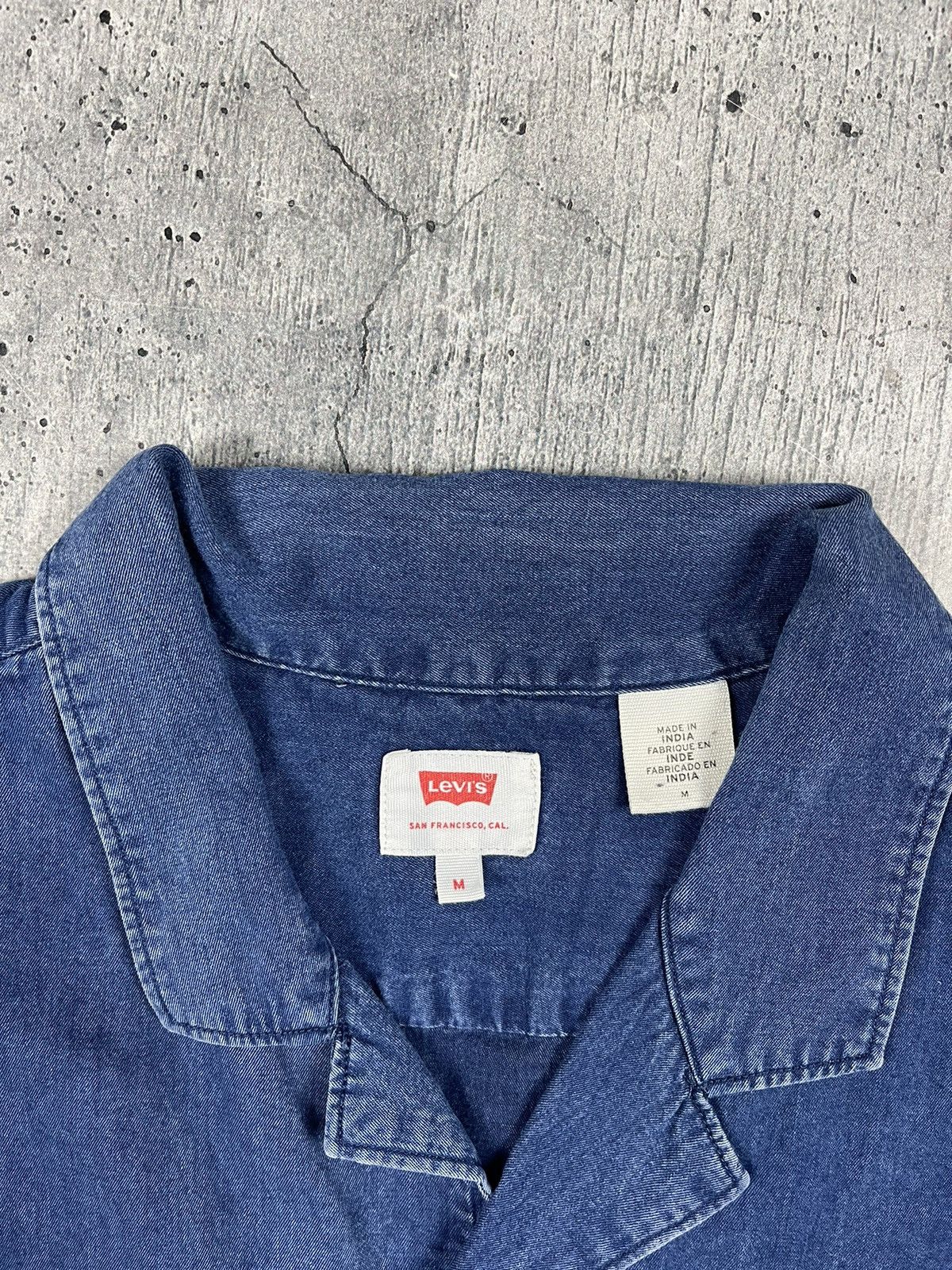Polo Ralph Lauren × Vintage Vintage Polo Ralph Lauren Blue Denim Shirt Size US M / EU 48-50 / 2 - 3 Thumbnail