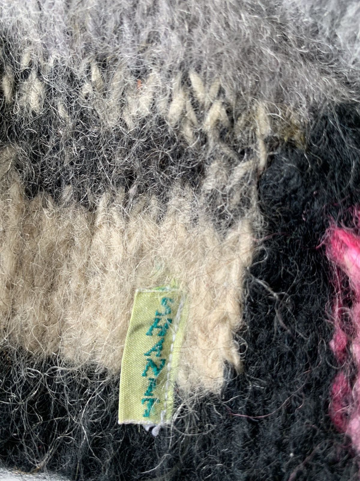 Japanese Brand × Kapital × Vintage RARE Multicolour SHANIT Fur Wool Knitted beanie Hats Size ONE SIZE - 10 Thumbnail
