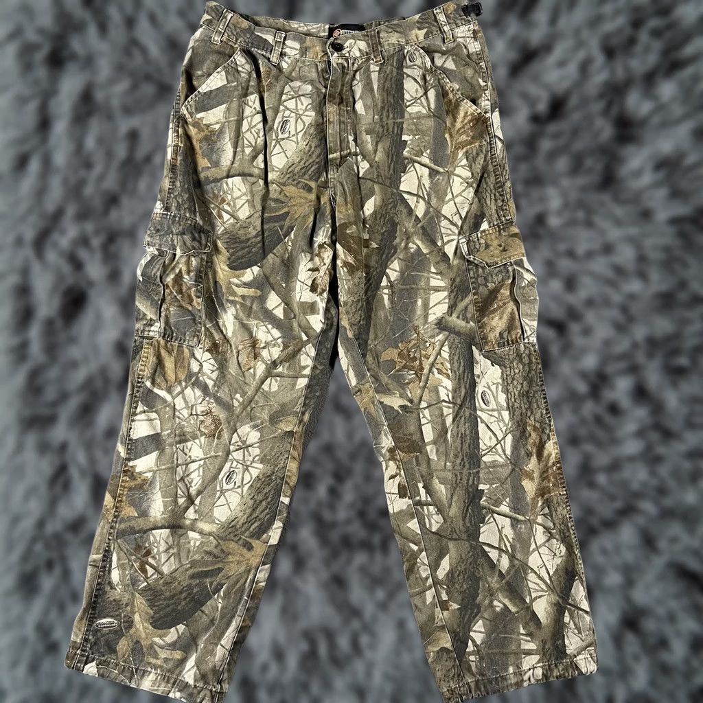 Realtree VINTAGE Outfitters Ridge Pants Mens Large 36-38 Realtree Hardwoods Camo Cargo Hunting Size US 33 - 1 Thumbnail