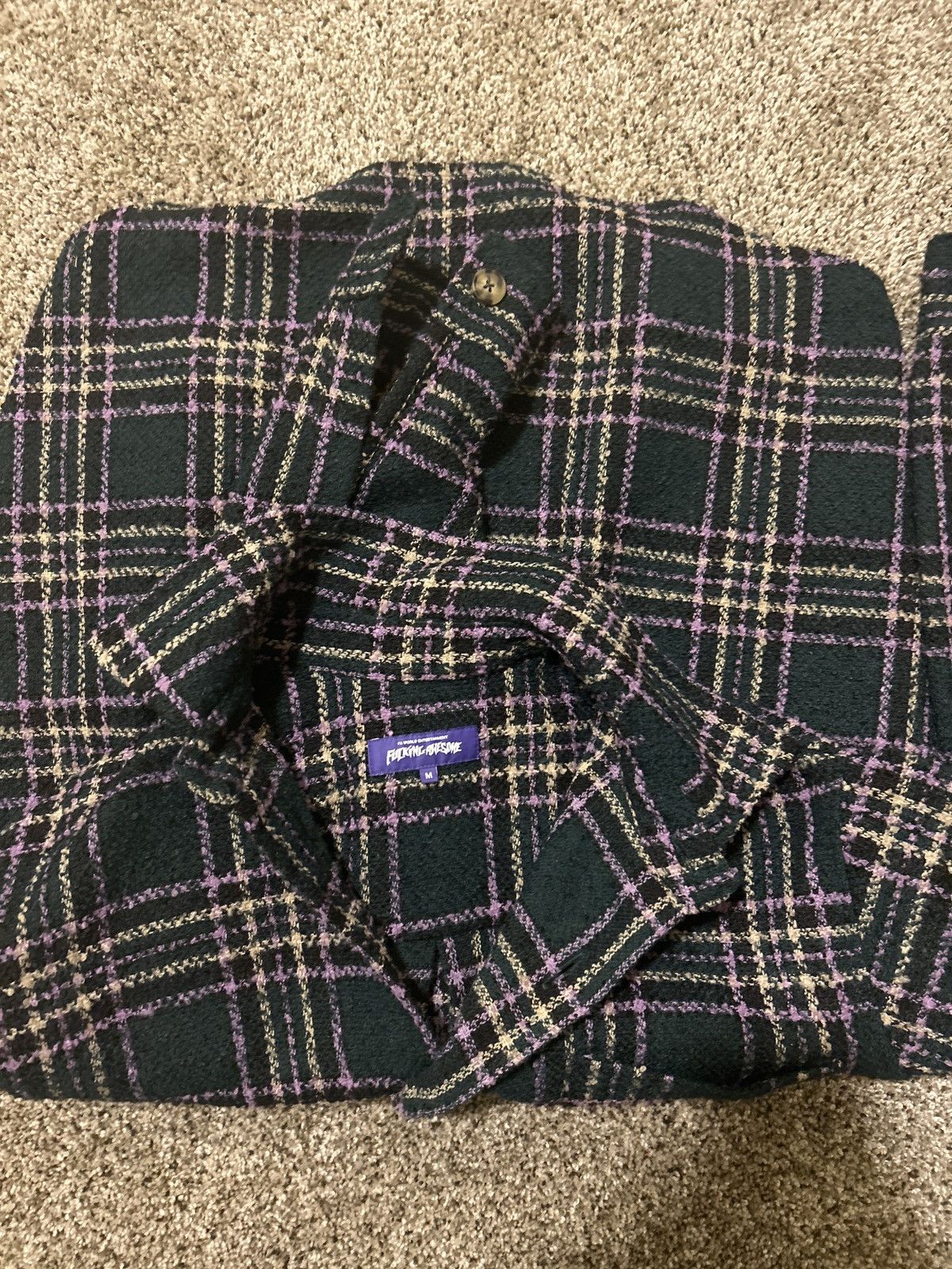 Fucking Awesome FA Dark Green flannel Size US M / EU 48-50 / 2 - 2 Thumbnail