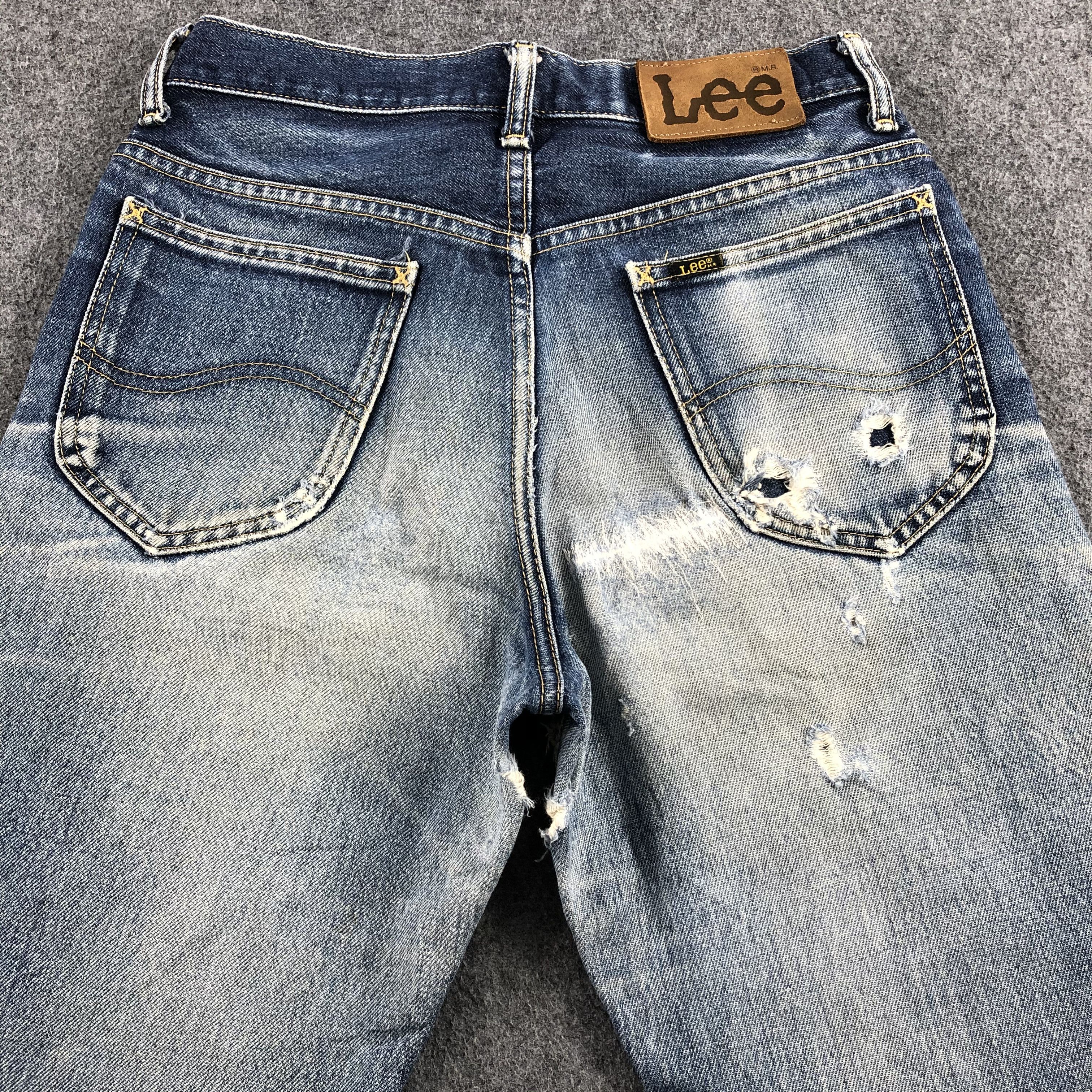 Lee Vintage Blue Wash Lee Jeans-J1733 Size US 27 - 4 Thumbnail
