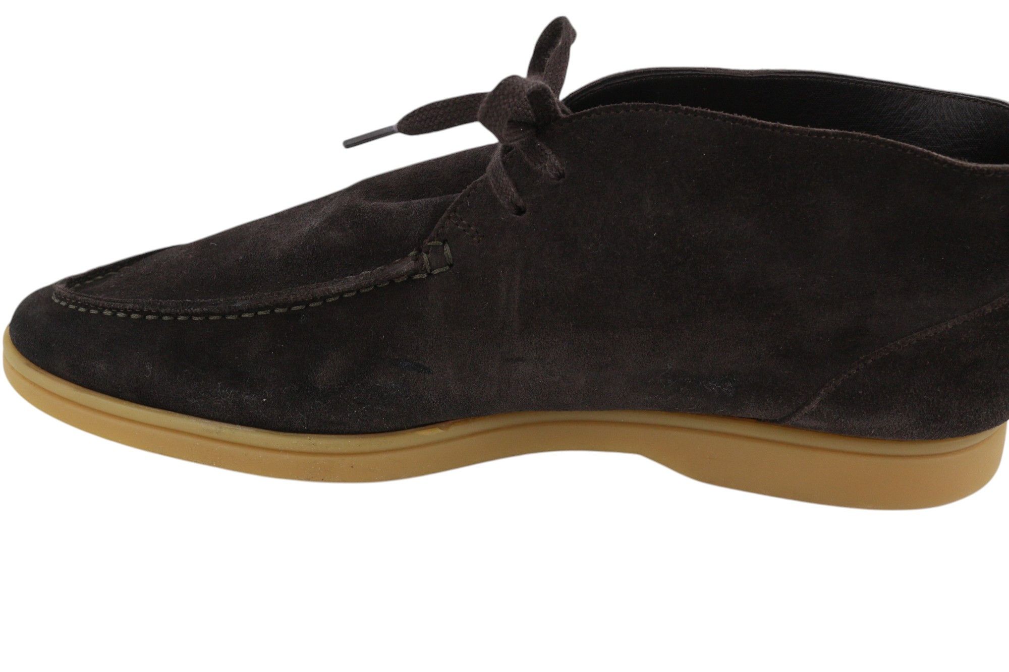 Suitsupply EU43 Dark Brown Suede Leather High Top Shoes 81564 Size US 10 / EU 43 - 8 Thumbnail