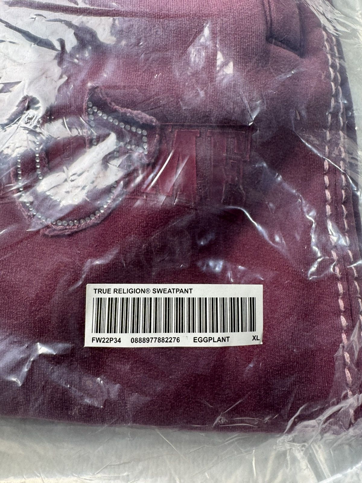 Supreme × True Religion True religion sweatpants eggplant FW22 Size US 36 / EU 52 - 3 Thumbnail