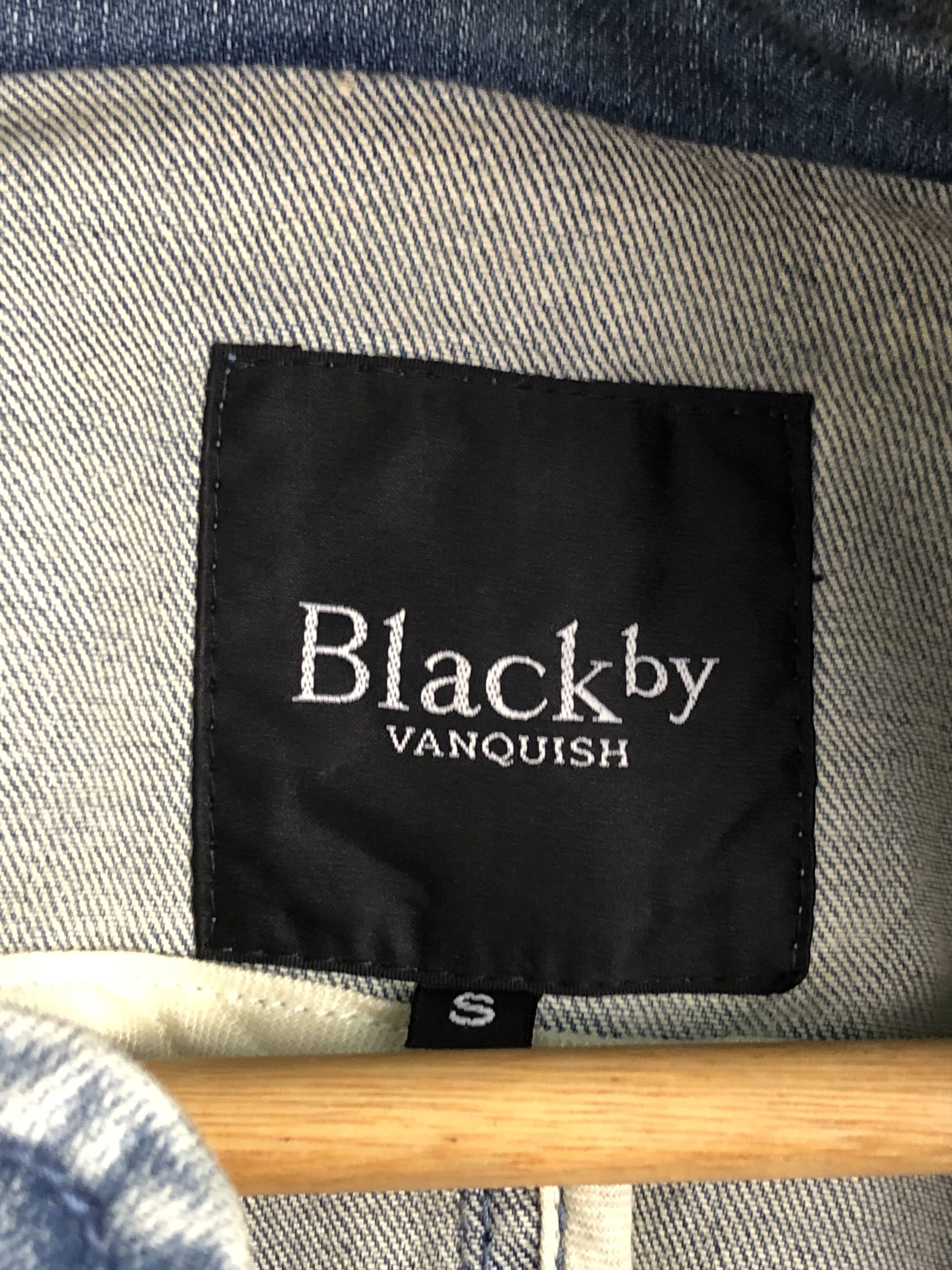Vanquish Vintage Black By Vanquish Denim Jacket Hoodie J0113 Size US S / EU 44-46 / 1 - 5 Thumbnail