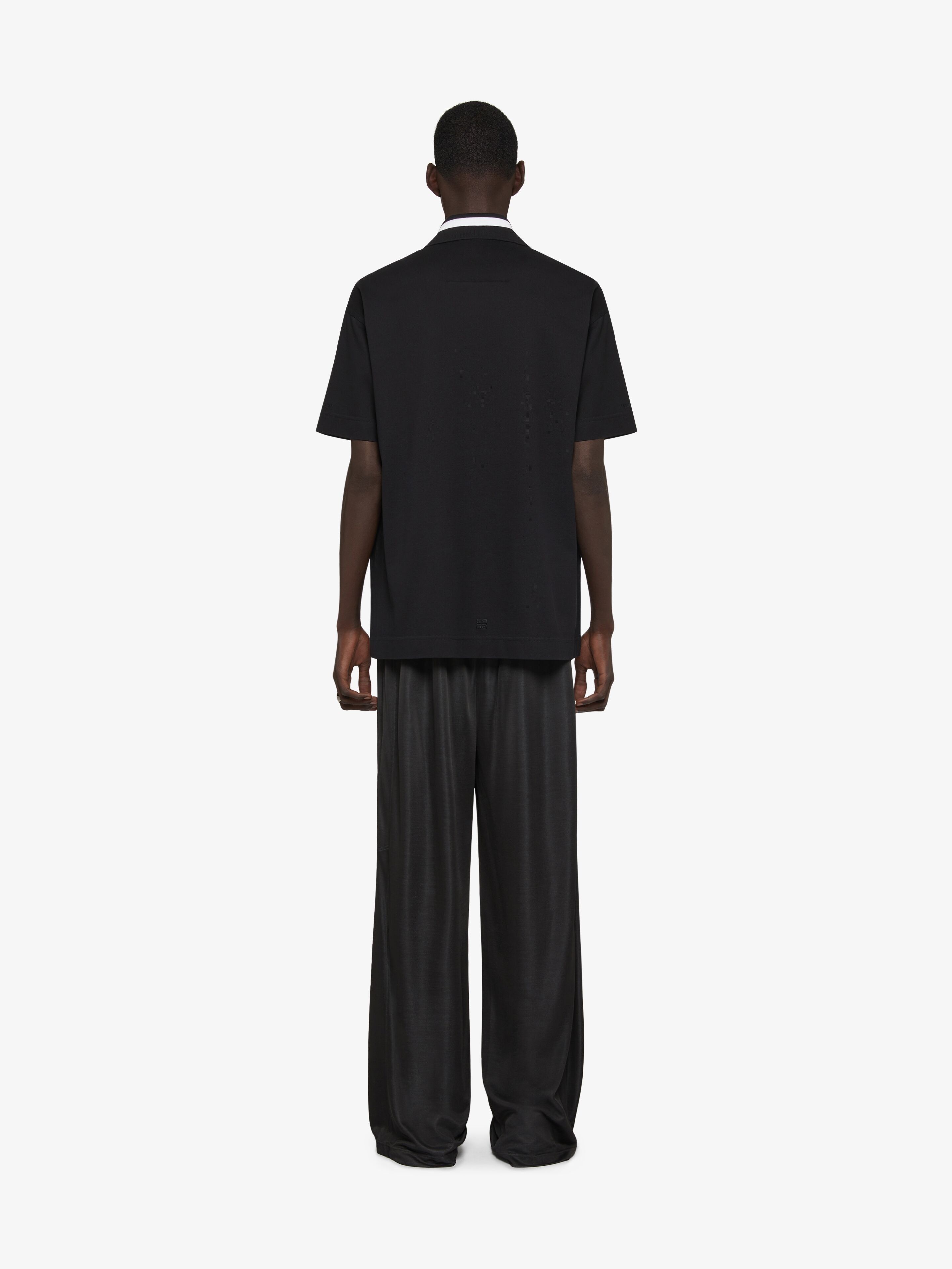 Givenchy o1w1db10326 Knitted Polo Shirt in Black Size US XS / EU 42 / 0 - 4 Thumbnail