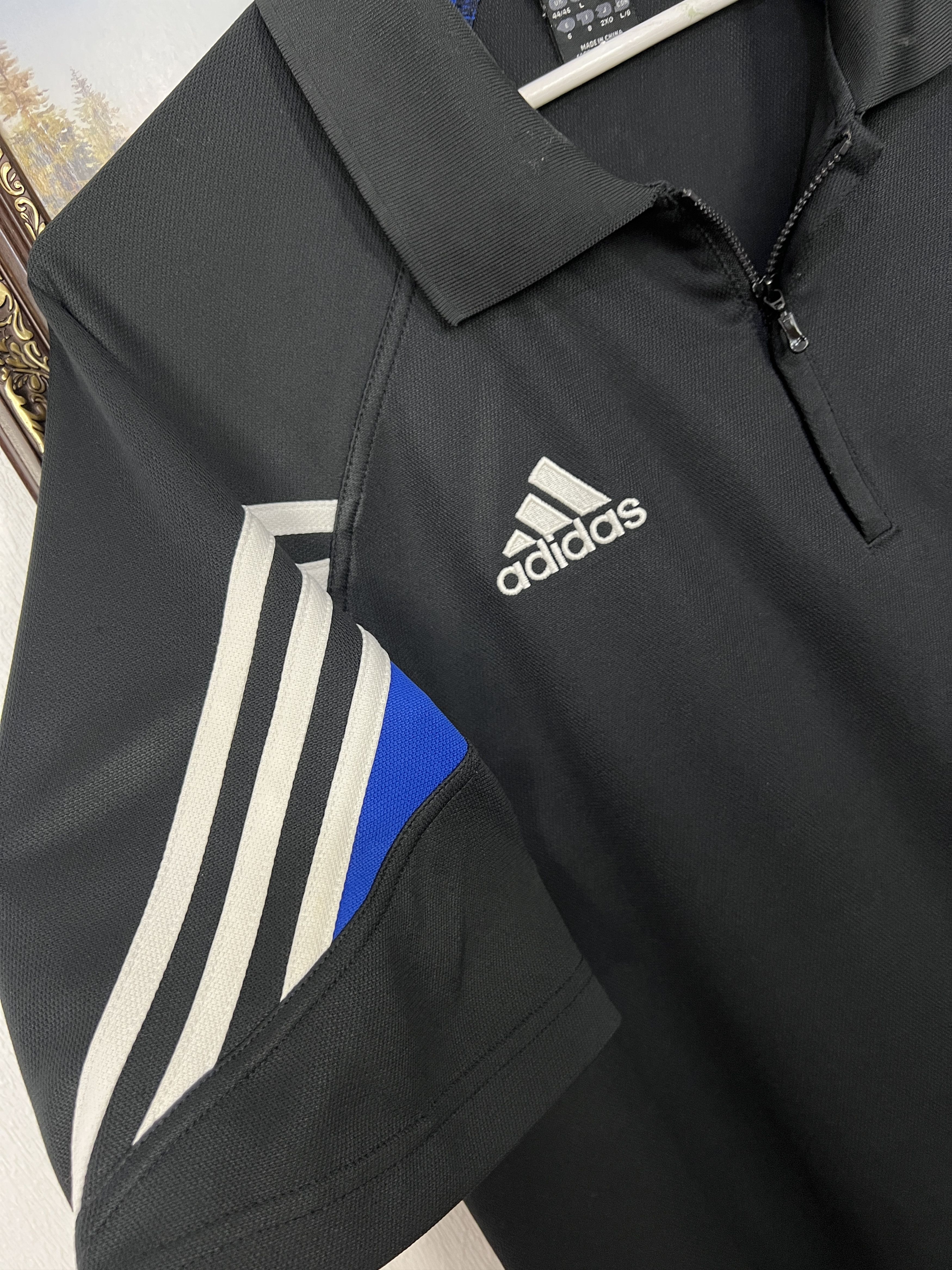 Adidas Vintage Adidas Newcastle United Football Train Polo Shirt Size US L / EU 52-54 / 3 - 5 Thumbnail